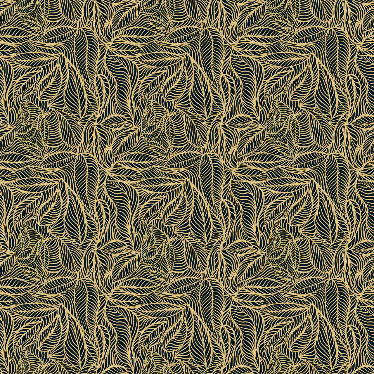 Agnes Black and Gold Velvet Fabric - Image 3