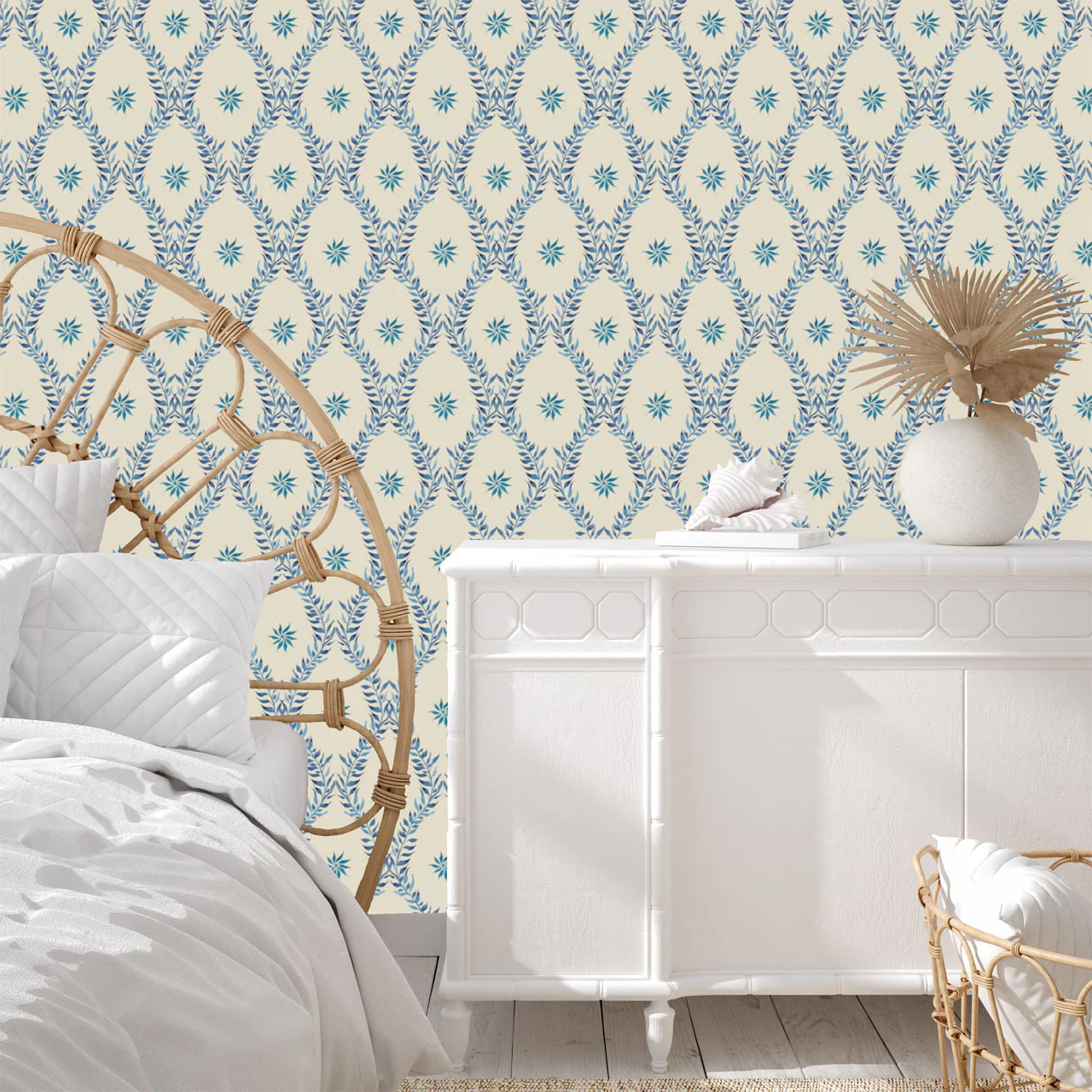 Belle Indigo Wallpaper - Image 4