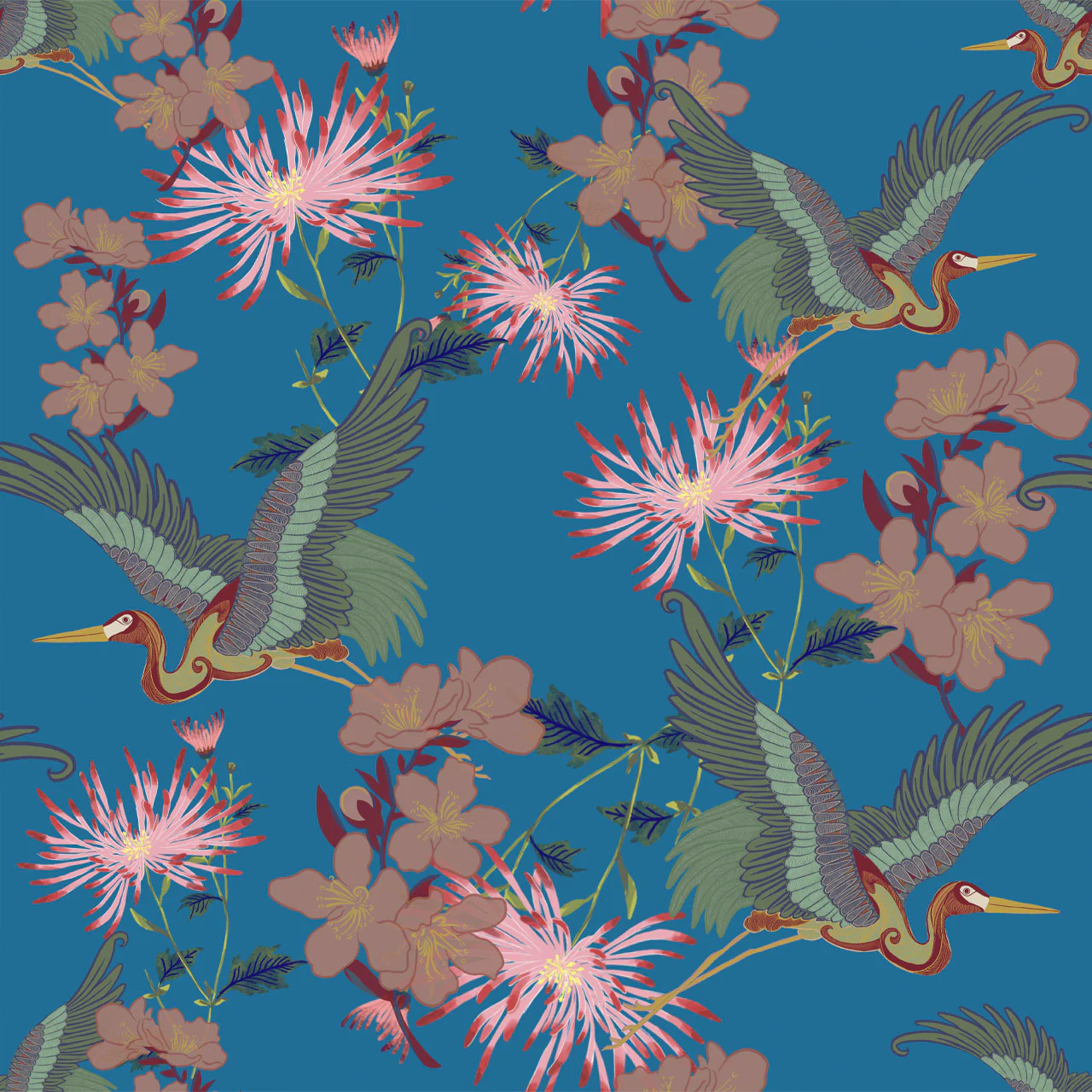 Blossom Corn Flower Wallpaper - Image 2