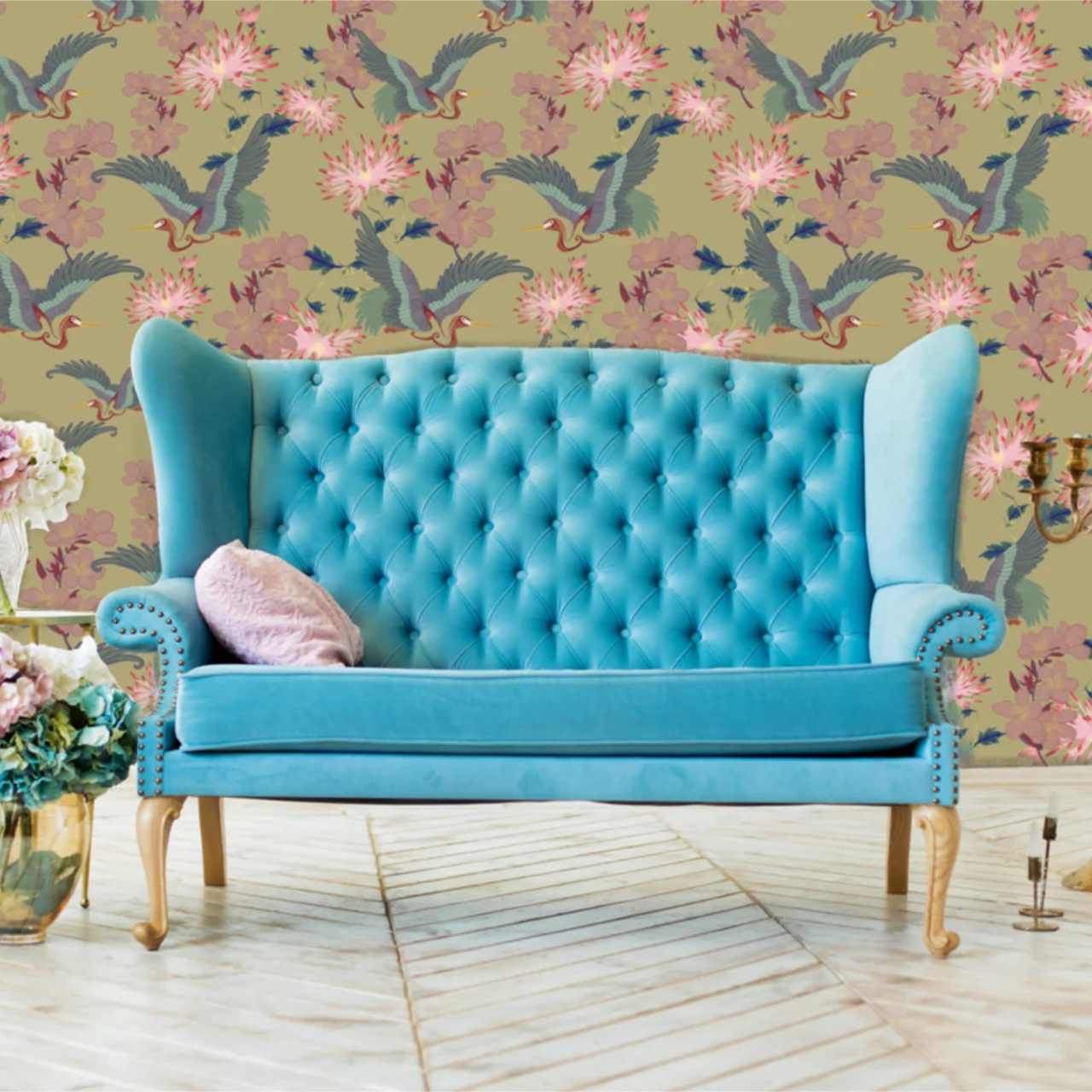 Blossom Dandelion Wallpaper Sample - Image 3