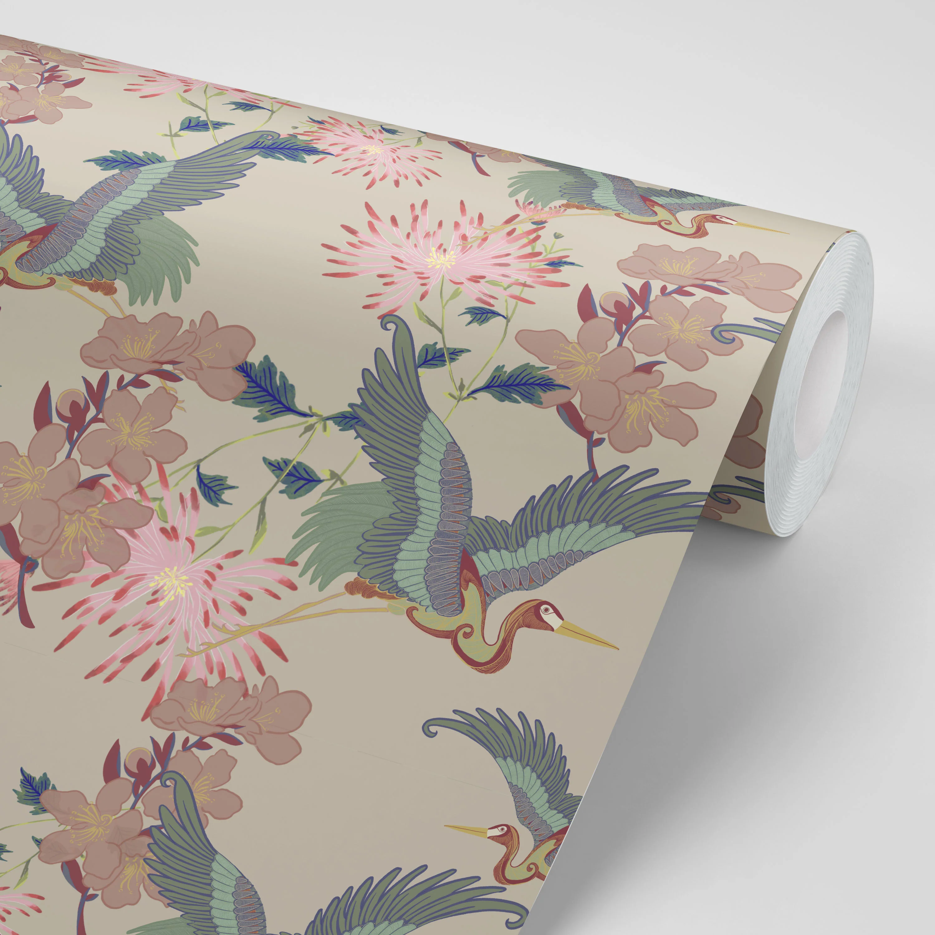 Blossom Vanilla Wallpaper - Image 3