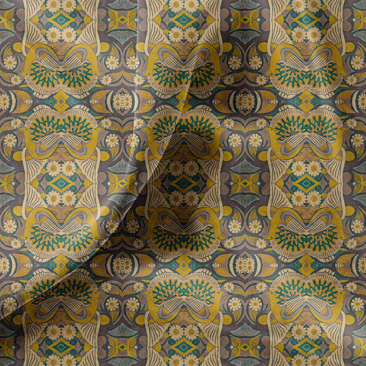 Esprit Mustard Velvet Sample - Image 2