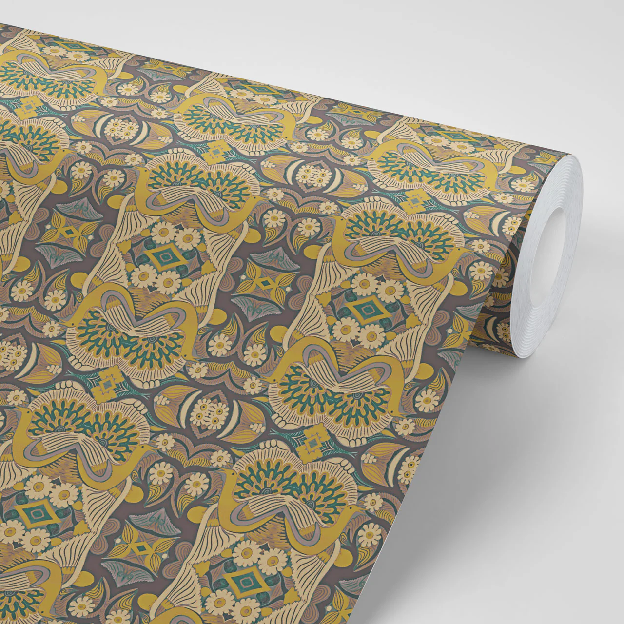 Esprit Mustard Wallpaper - Image 3