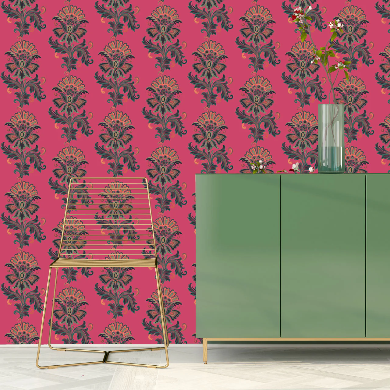 Fleur Fuchsia Wallpaper - Image 5