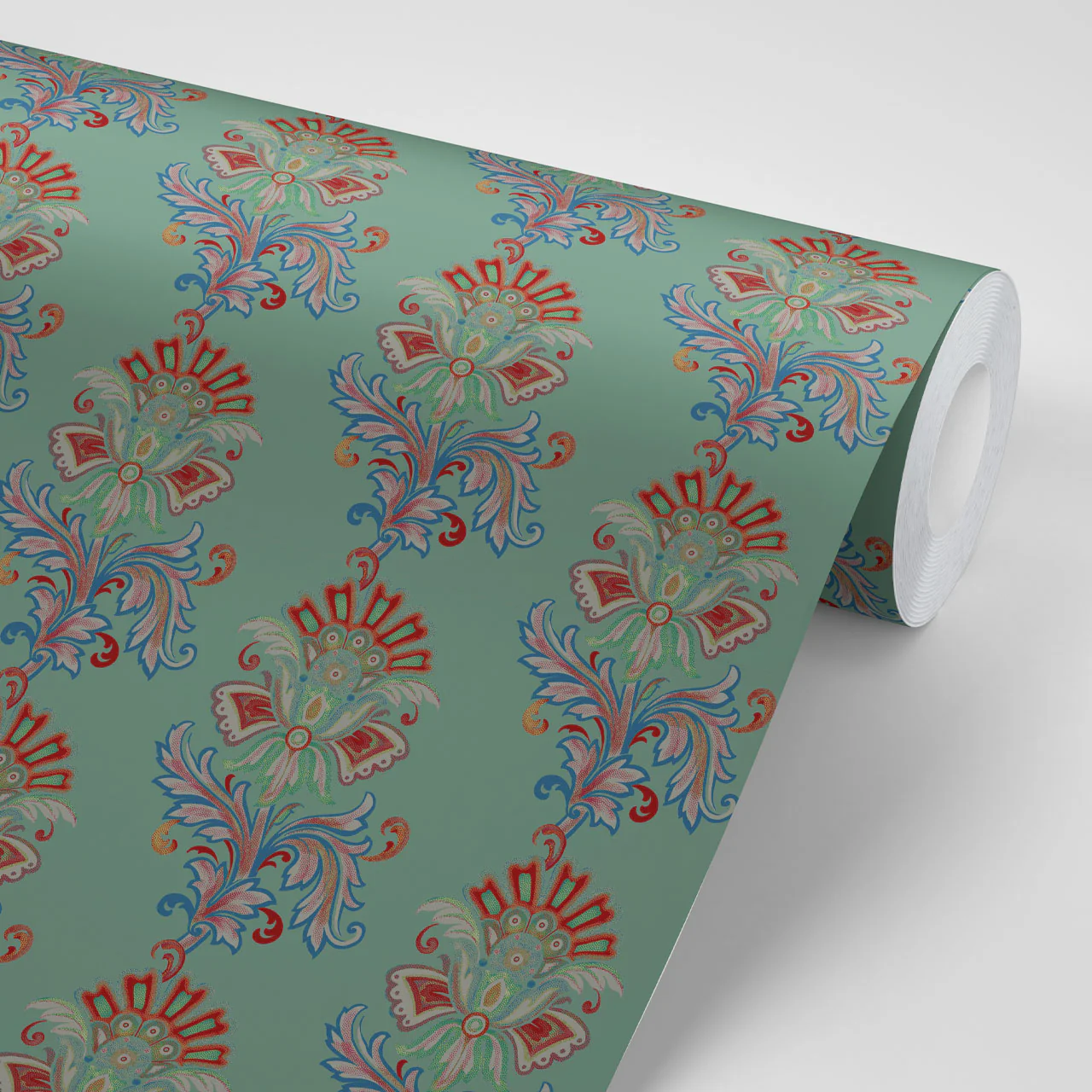 Fleur Sage Wallpaper - Image 3
