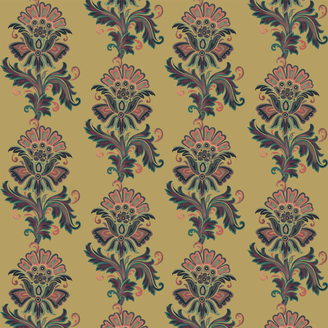 Fleur Vanilla Wallpaper Sample