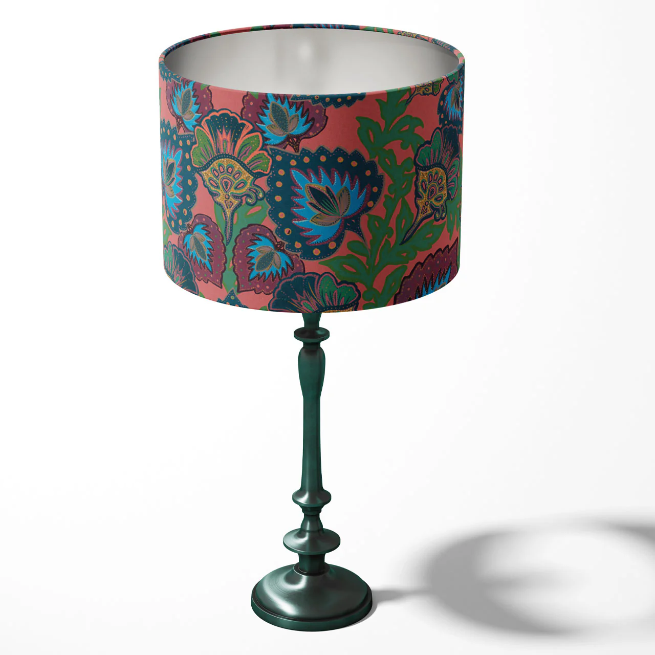 Garden of India Coral Drum Lampshade - Image 4