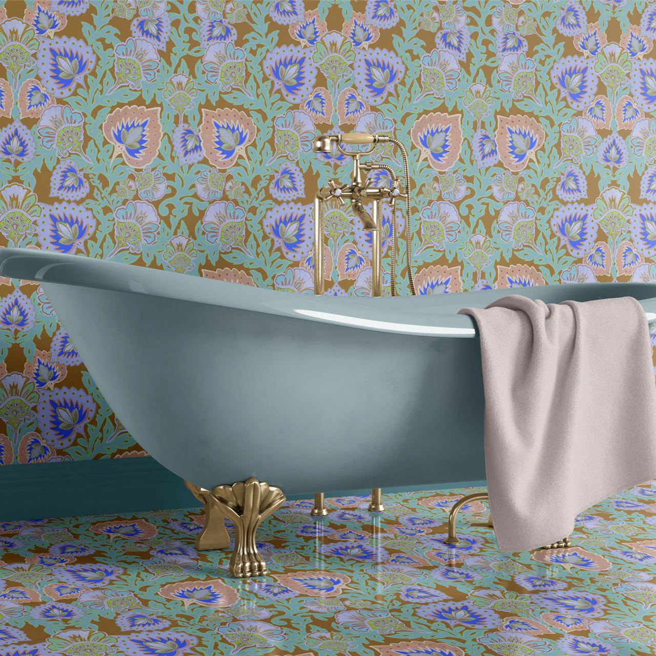 Garden of India Mustard Wallpaper - Image 2