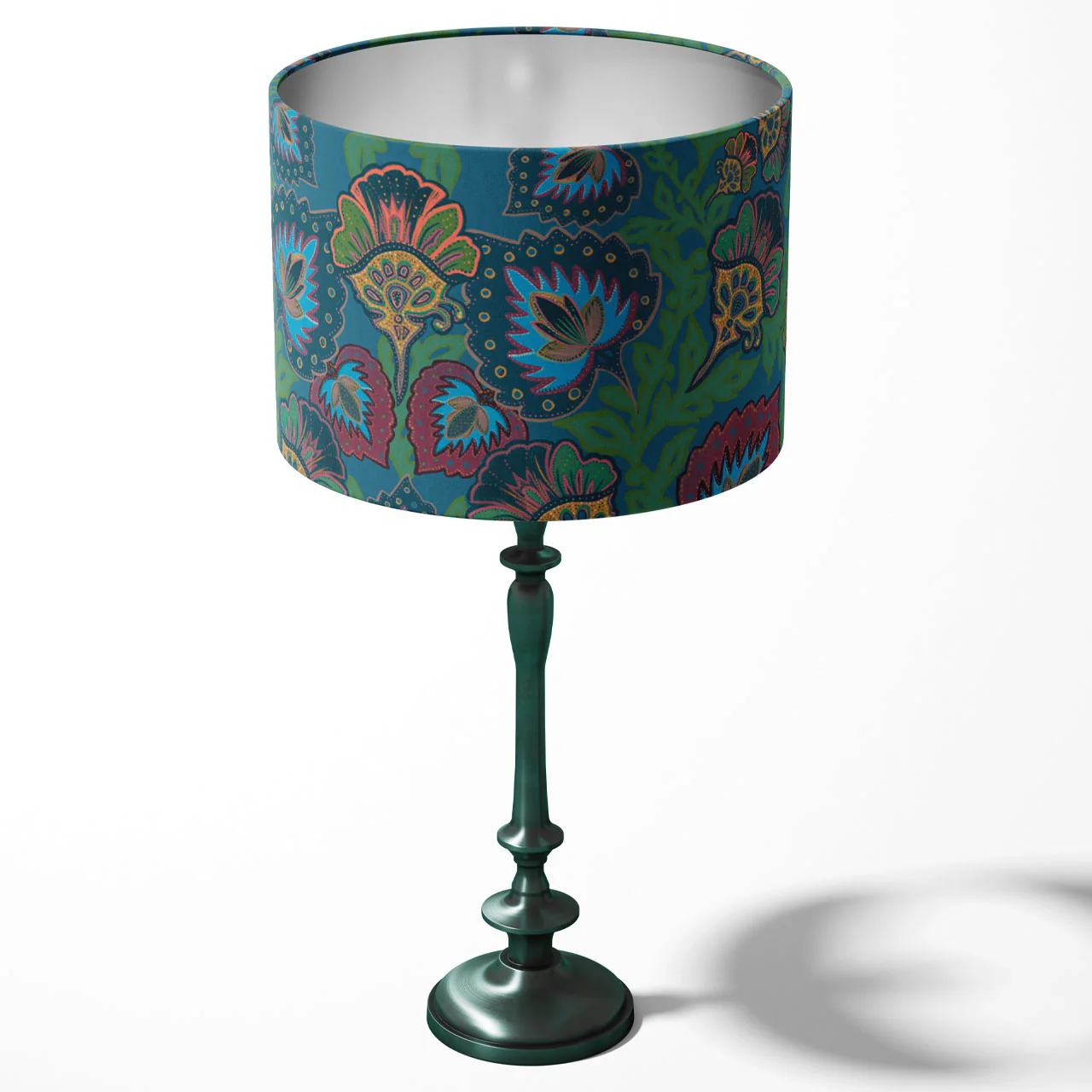 Garden of India Peacock Drum Lampshade - Image 4