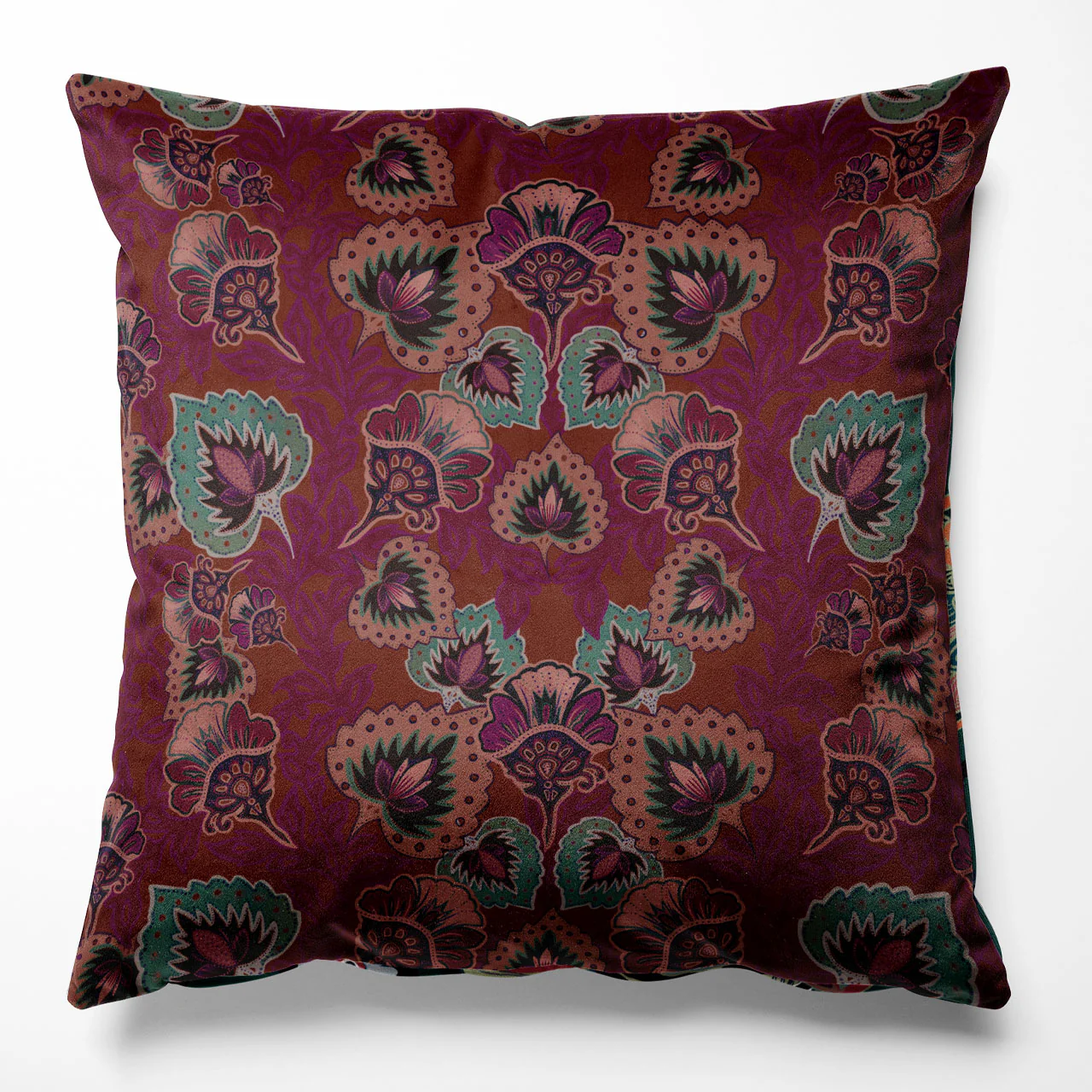Garden of India Ruby Cushion