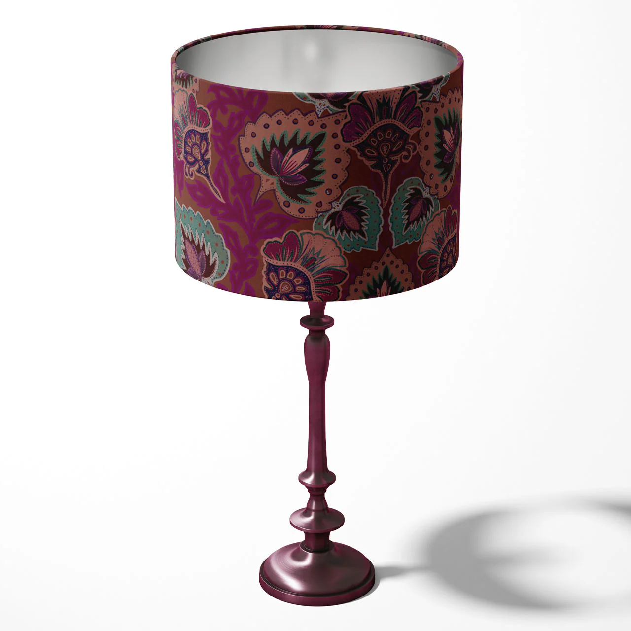Garden of India Ruby Drum Lampshade - Image 4