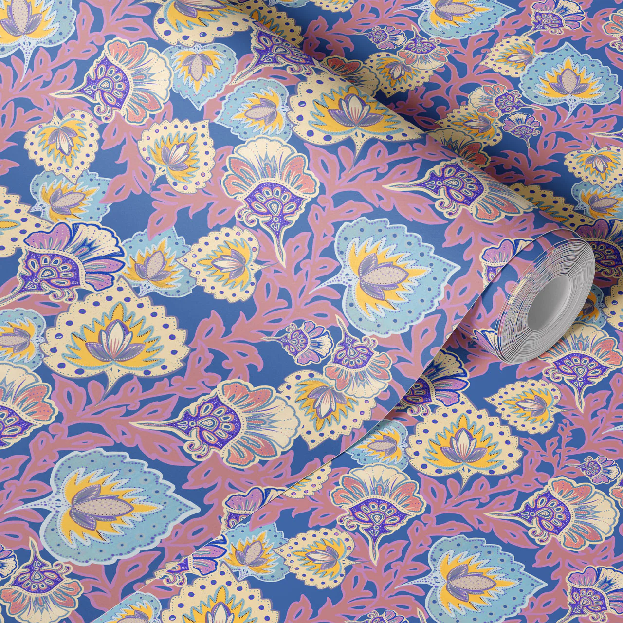 Garden of India Wedgewood Wallpaper - Image 3