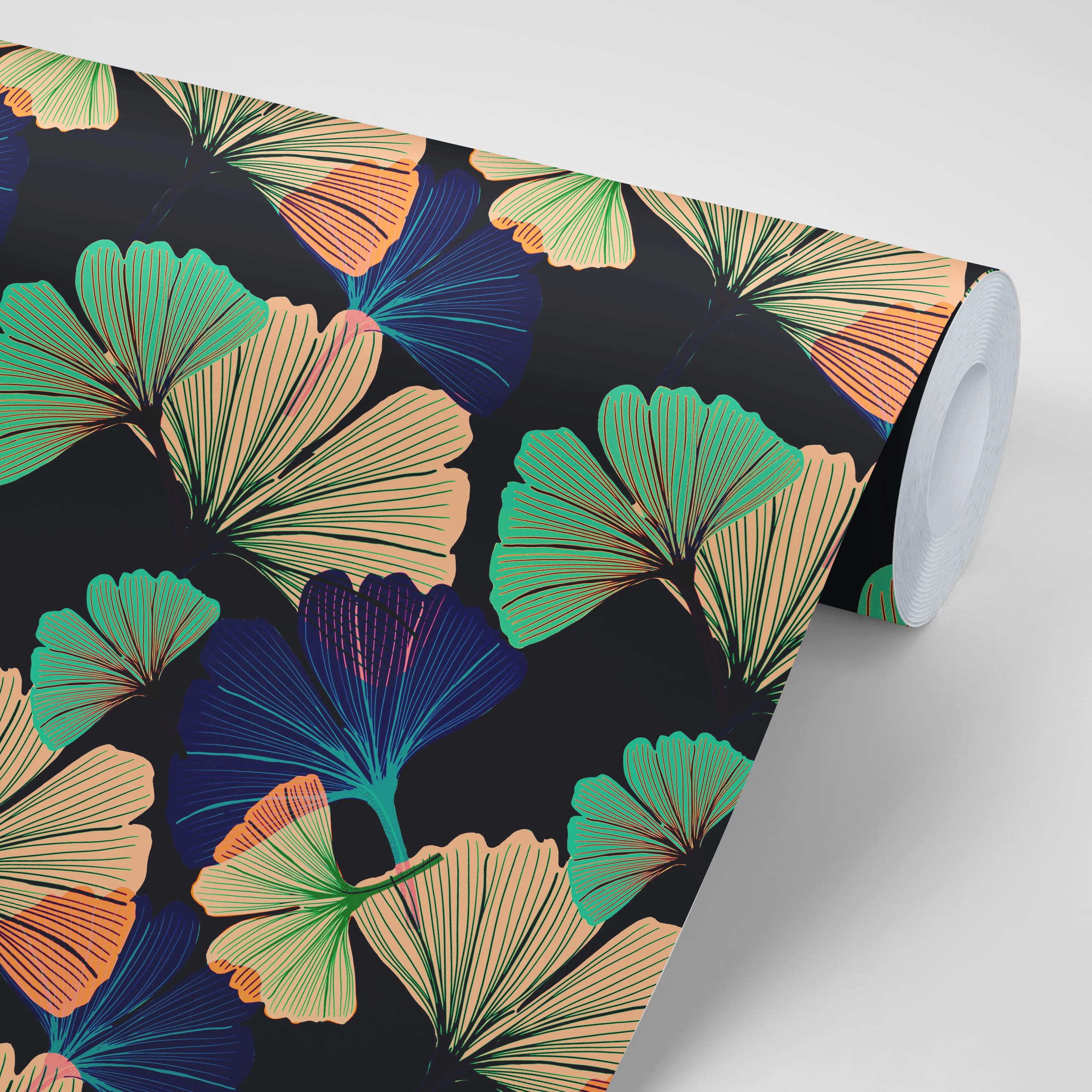 Ginkgo Black Wallpaper - Image 4