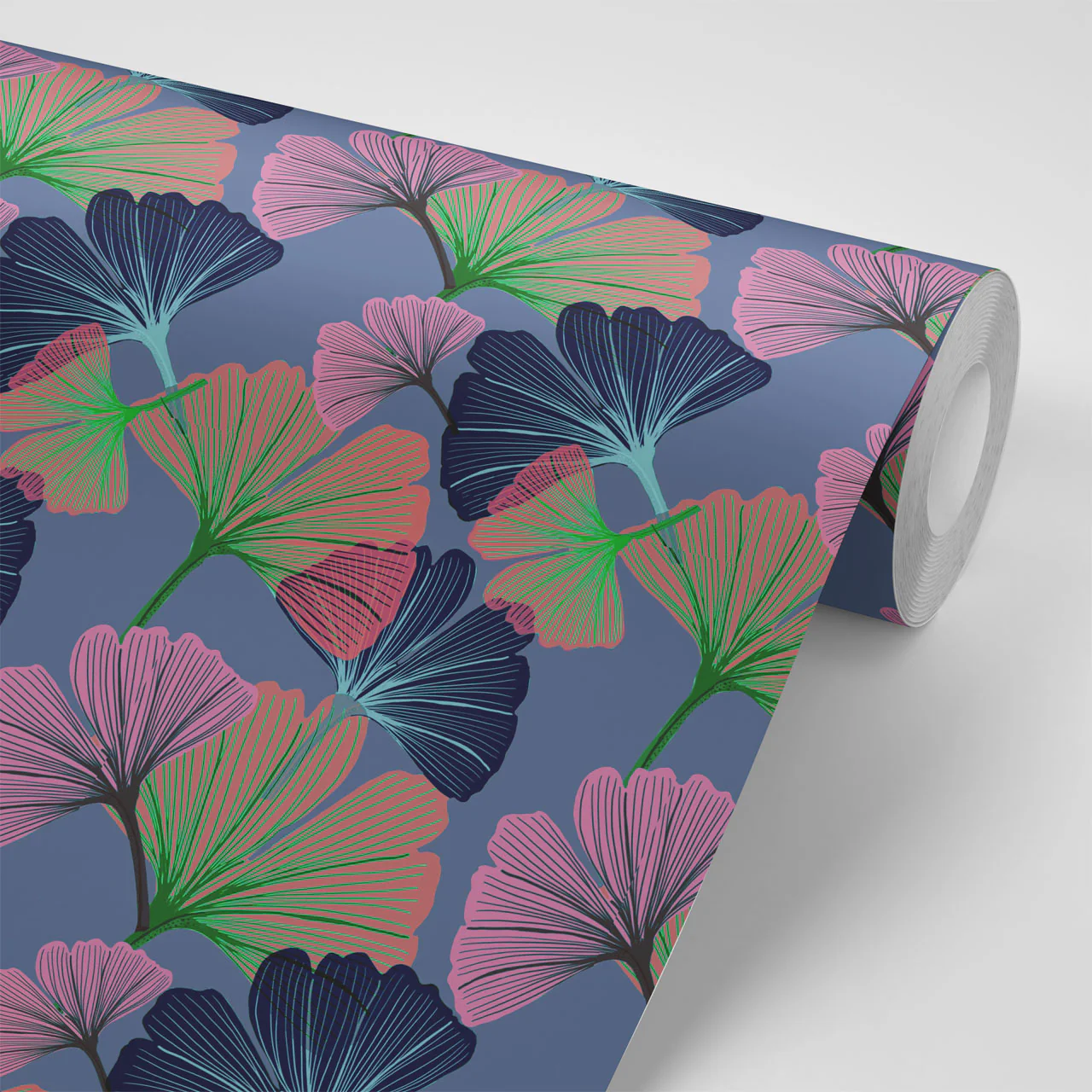 Ginkgo Violet Wallpaper Sample - Image 2