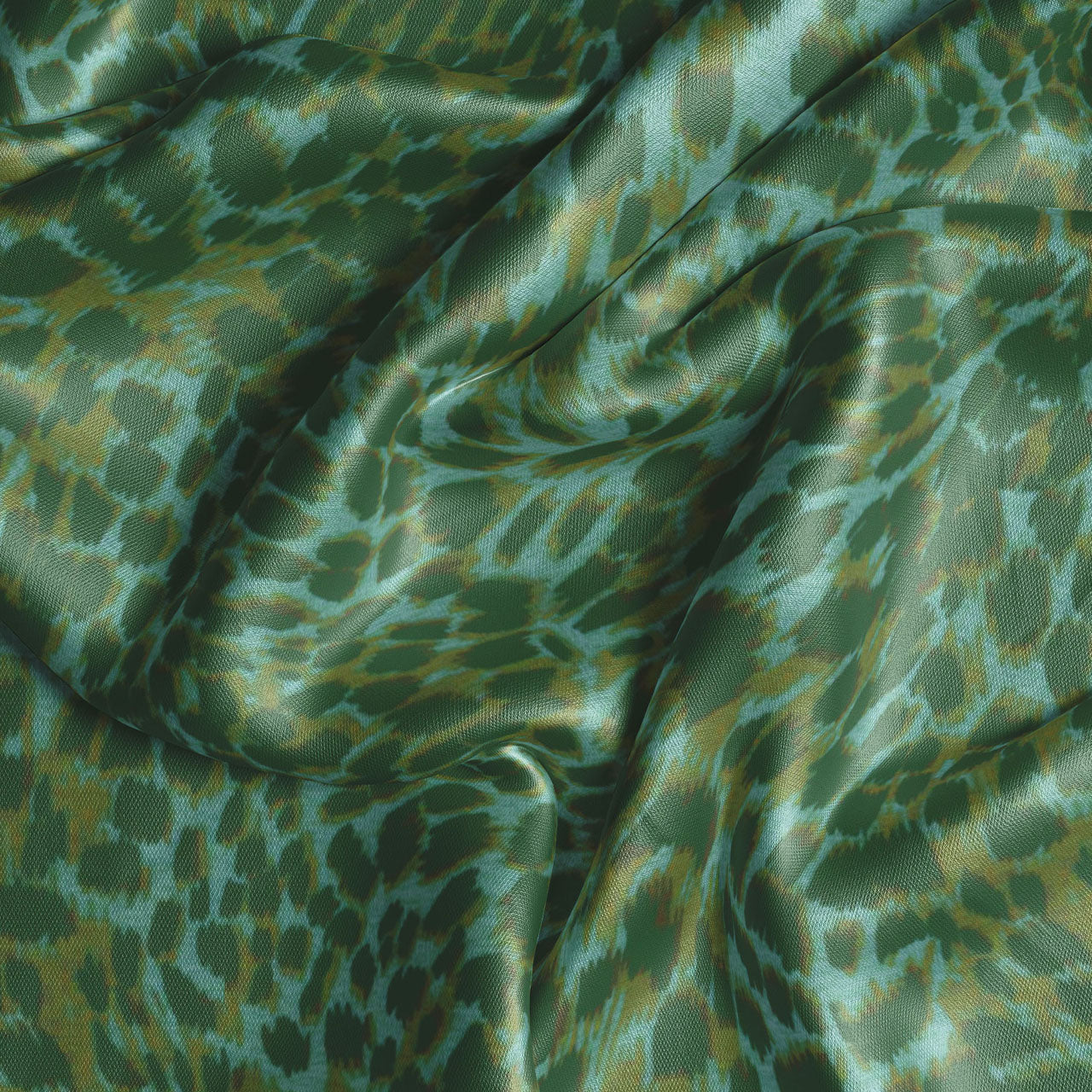 Leopard Apple Velvet Fabric Sample - Image 2