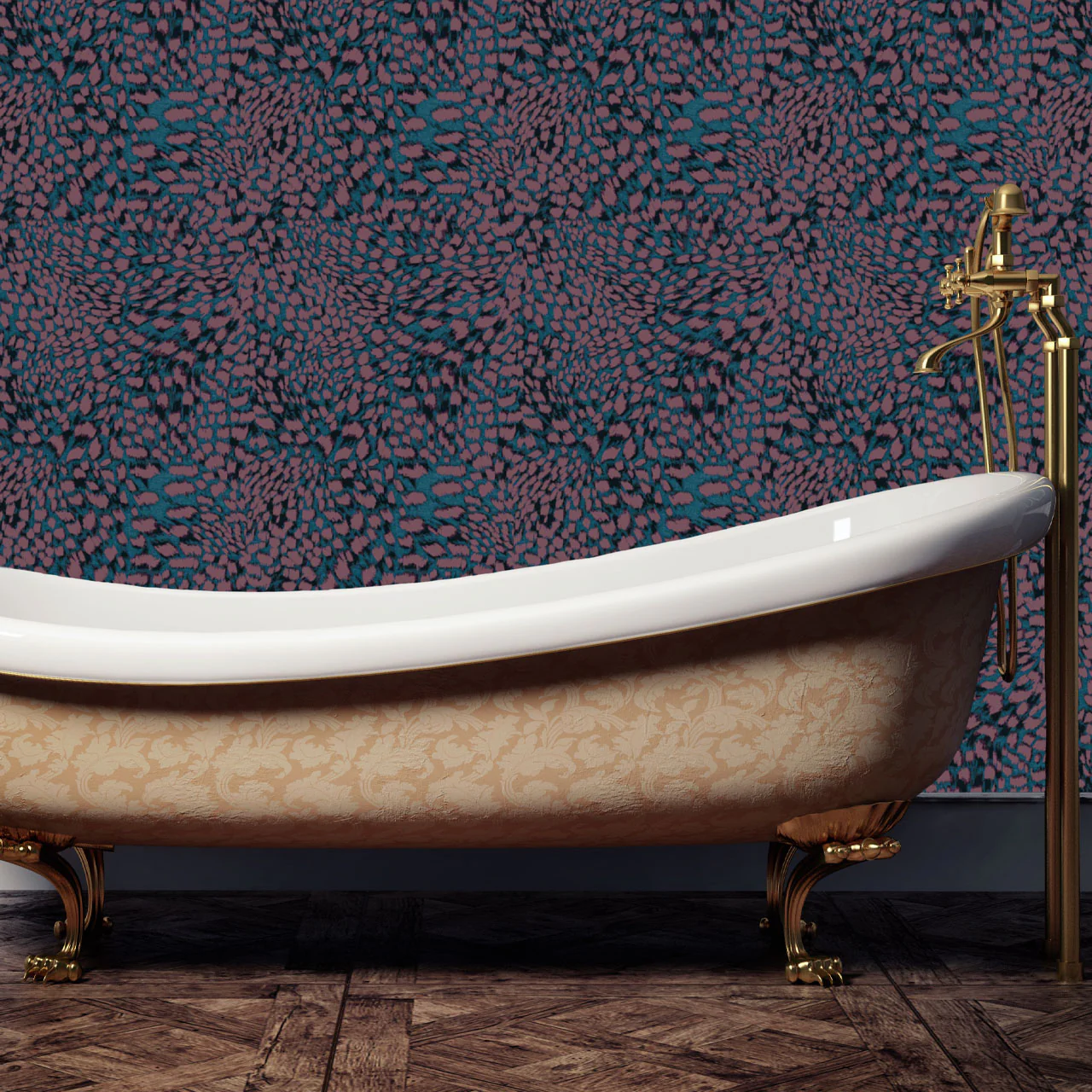 Leopard Berry Wallpaper Sample - Image 2