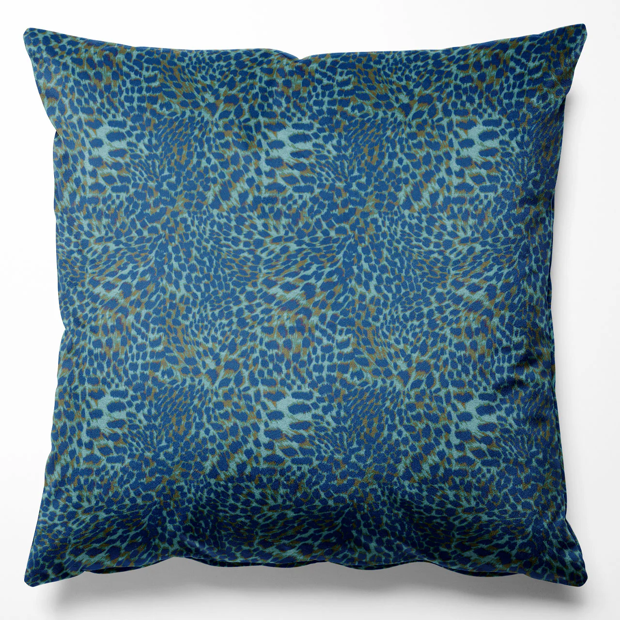 Leopard Blueberry Crush Velvet Cushion - Image 2