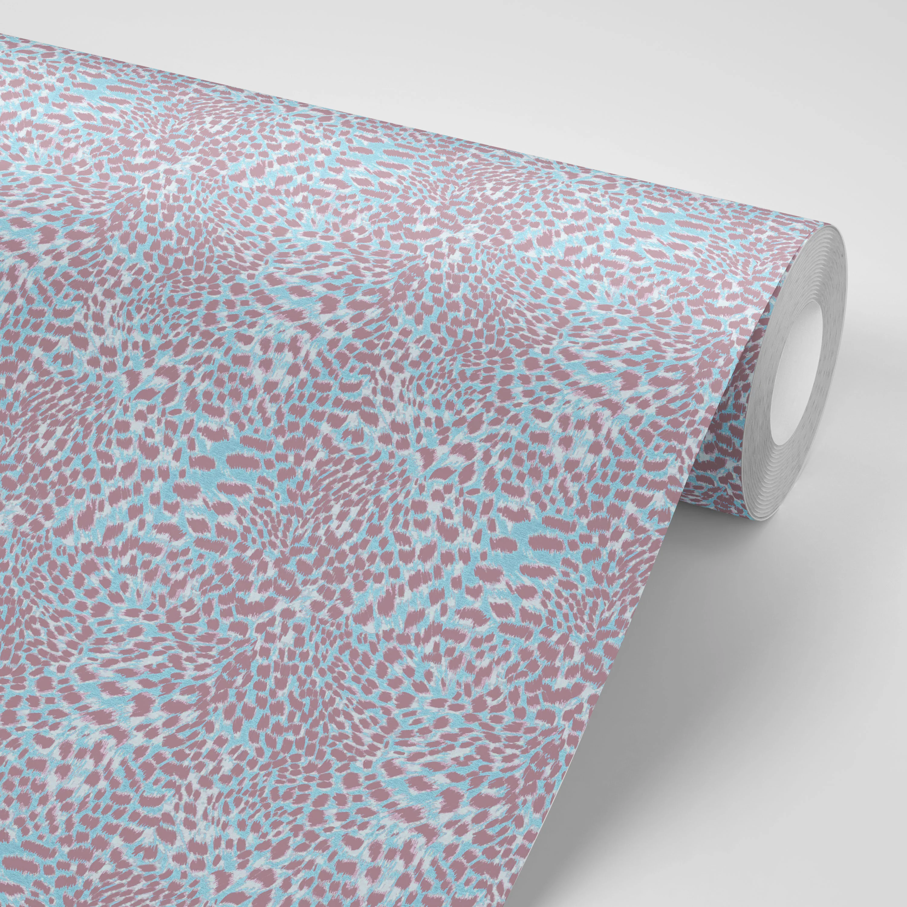 Leopard Ice Blue Wallpaper Sample - Image 2