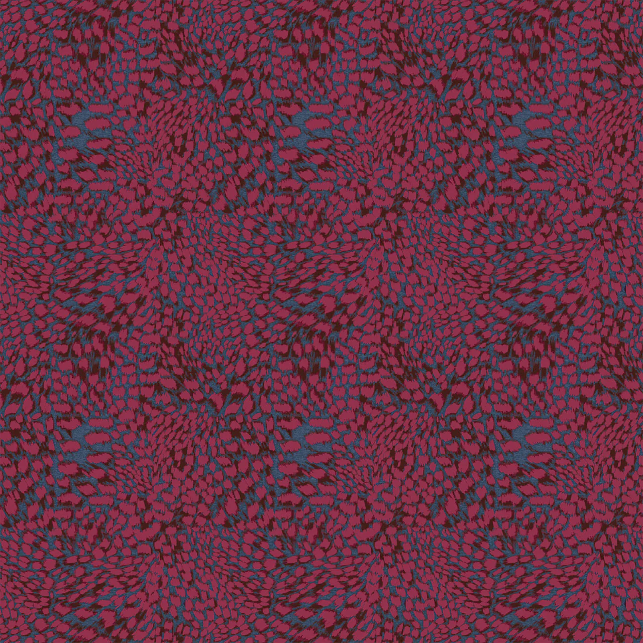 Leopard Magenta Crush Velvet Cushion - Image 2