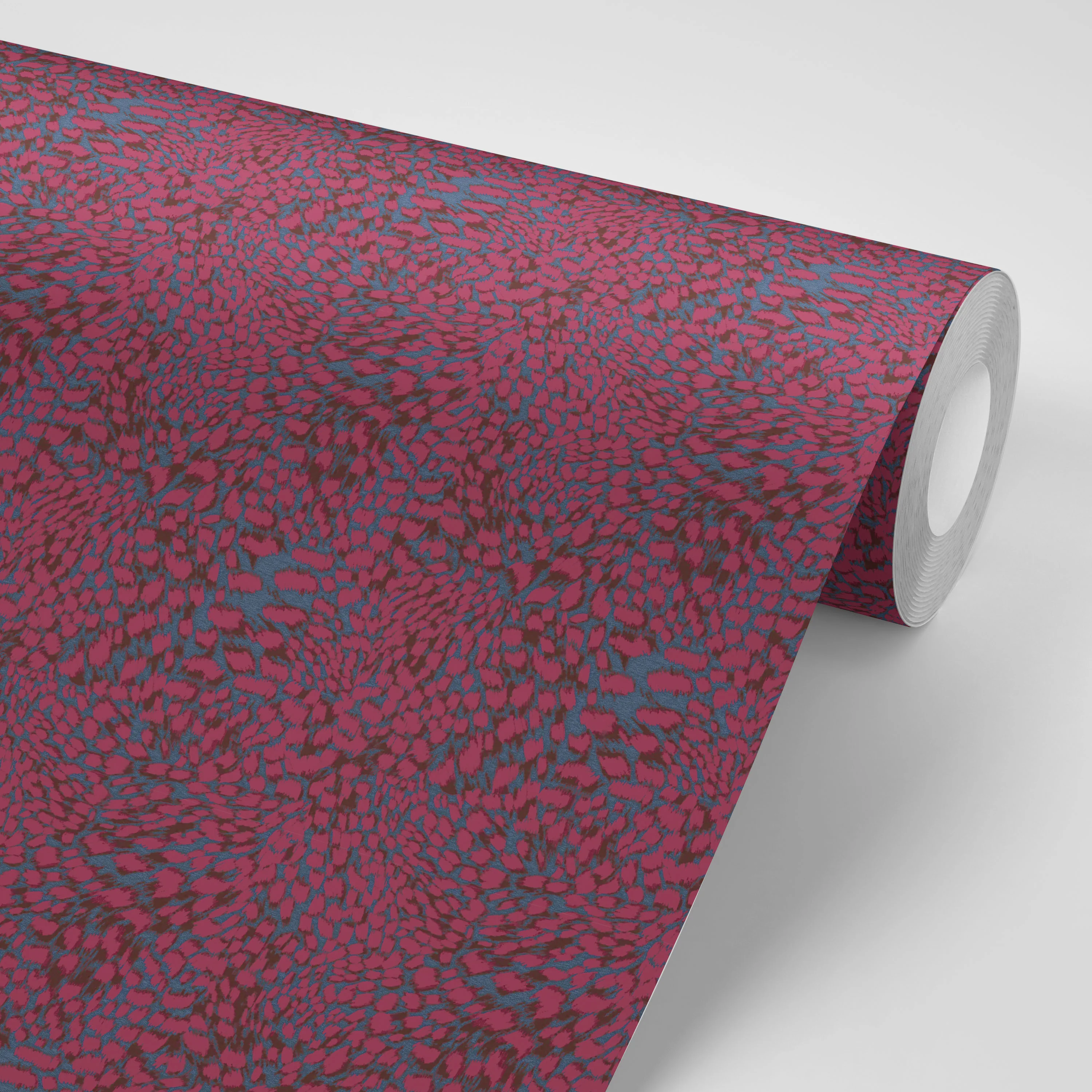 Leopard Magenta Crush Wallpaper Sample - Image 3