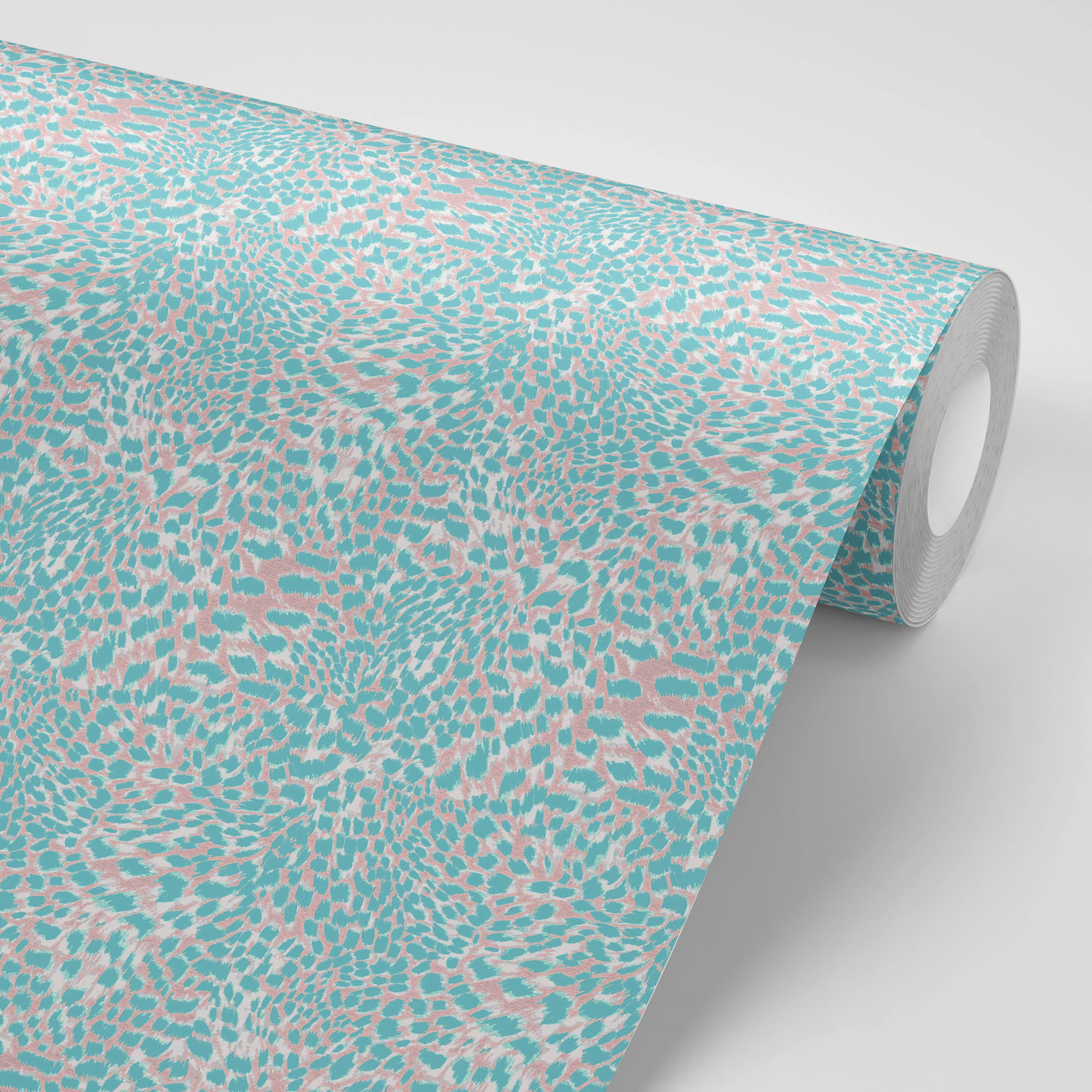 Leopard Peach Sorbet Wallpaper - Image 3