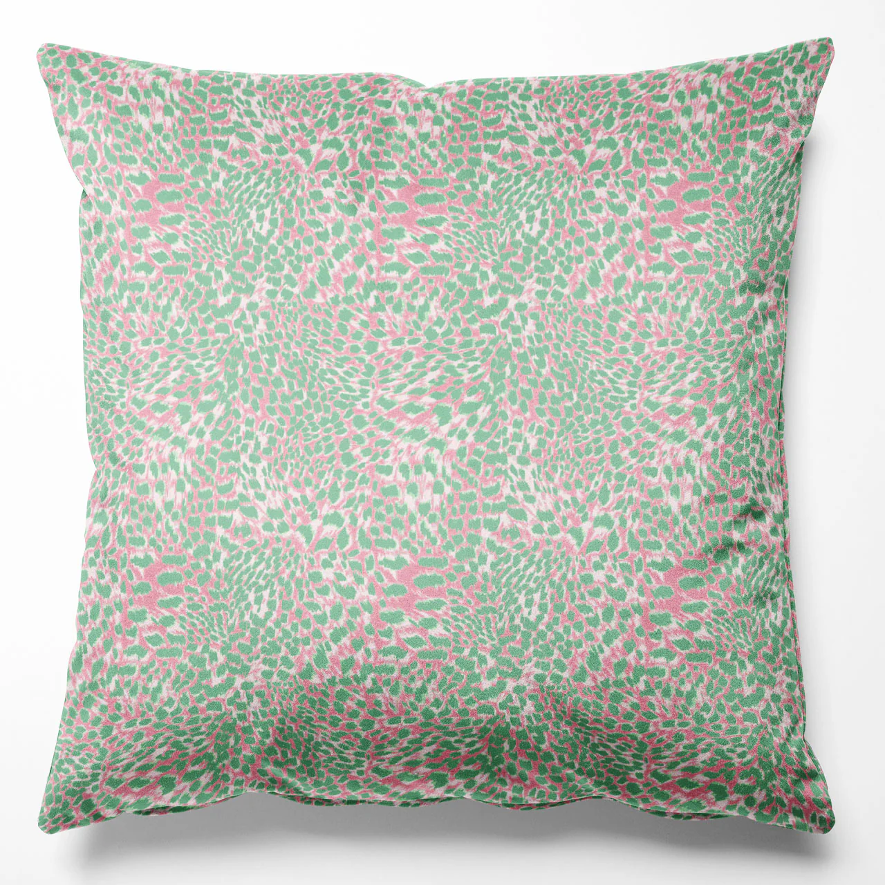 Leopard Pink Sorbet Velvet Cushion