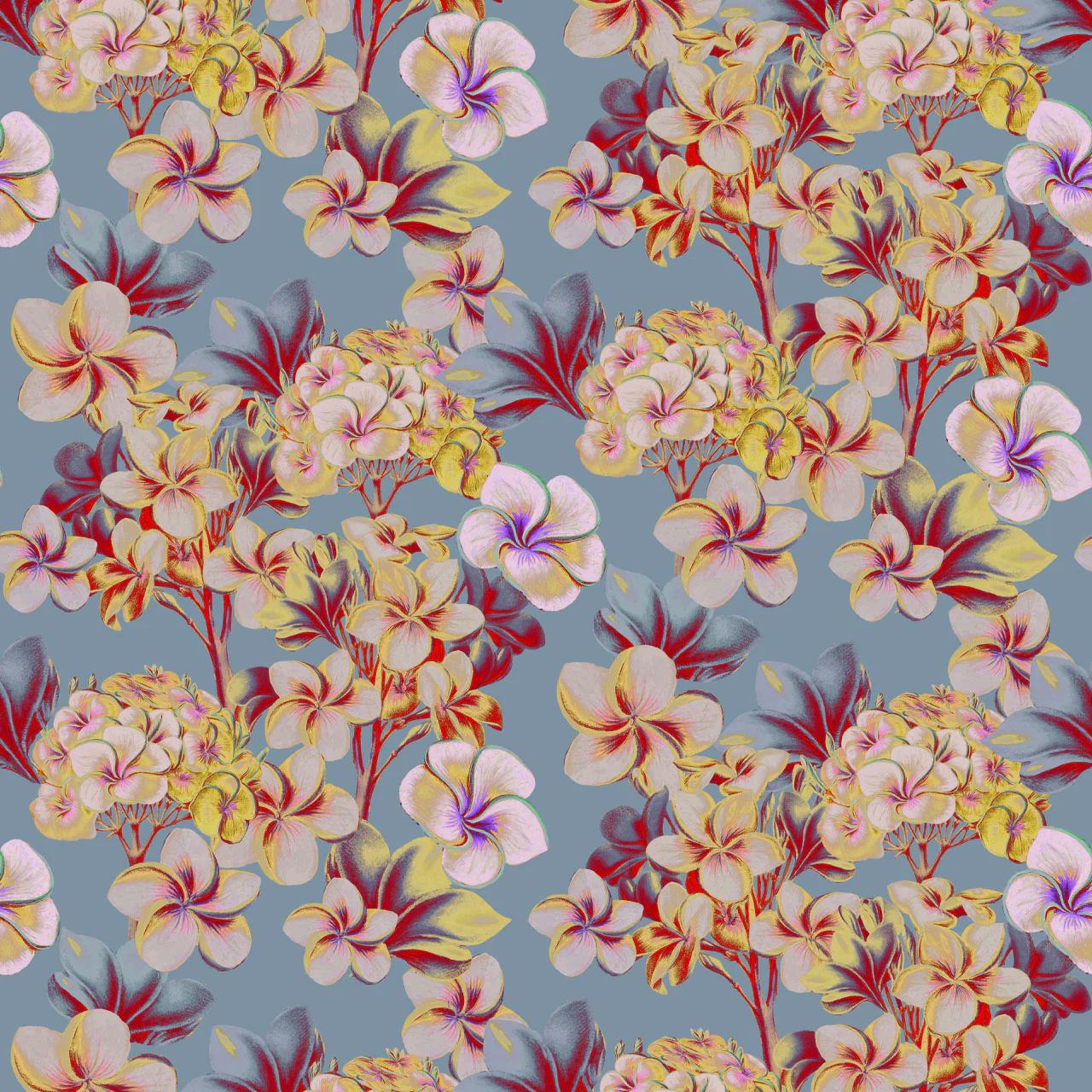 Les Fleurs Cloud Wallpaper Sample