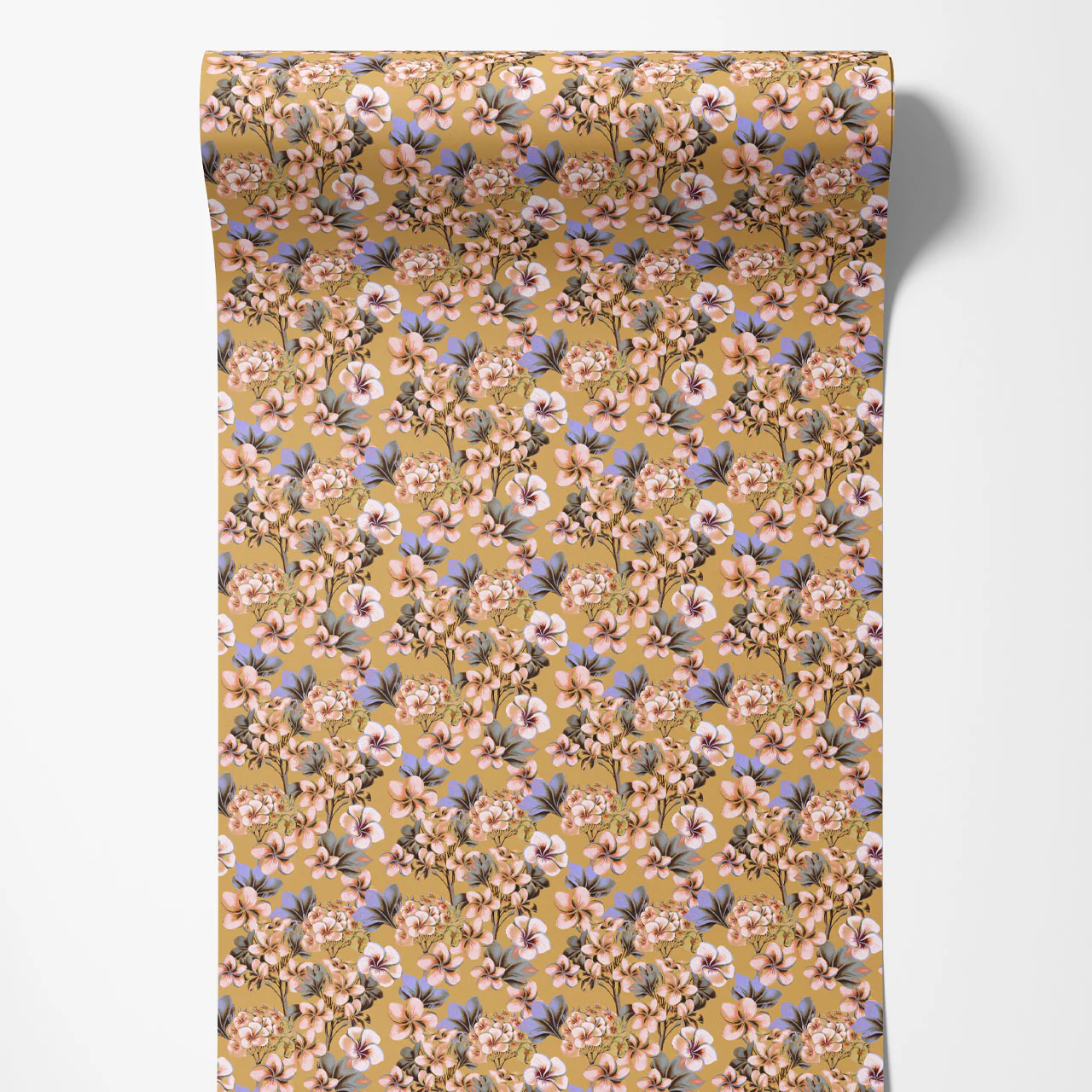 Les Fleurs Honey Wallpaper Sample - Image 2