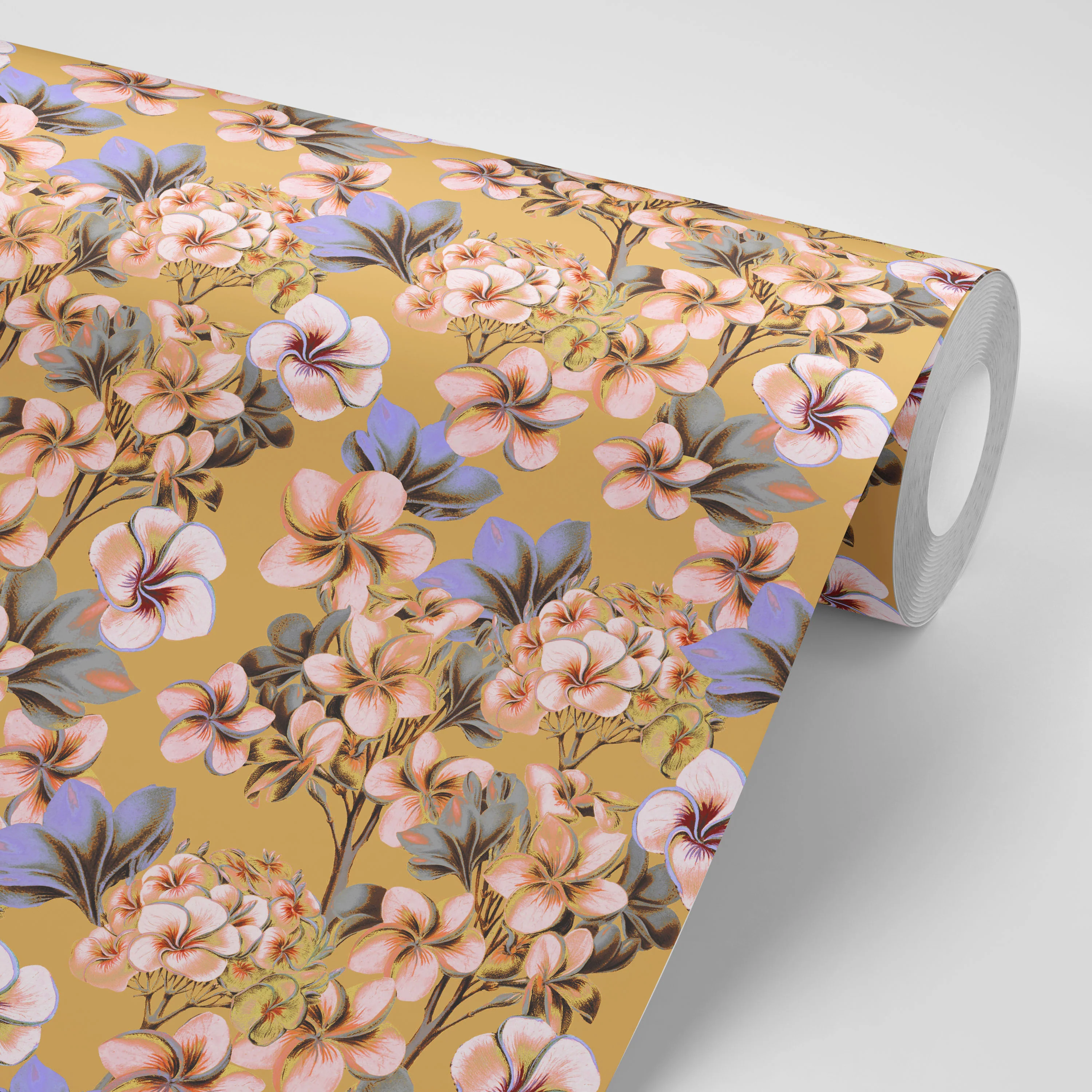 Les Fleurs Honey Wallpaper Sample - Image 3