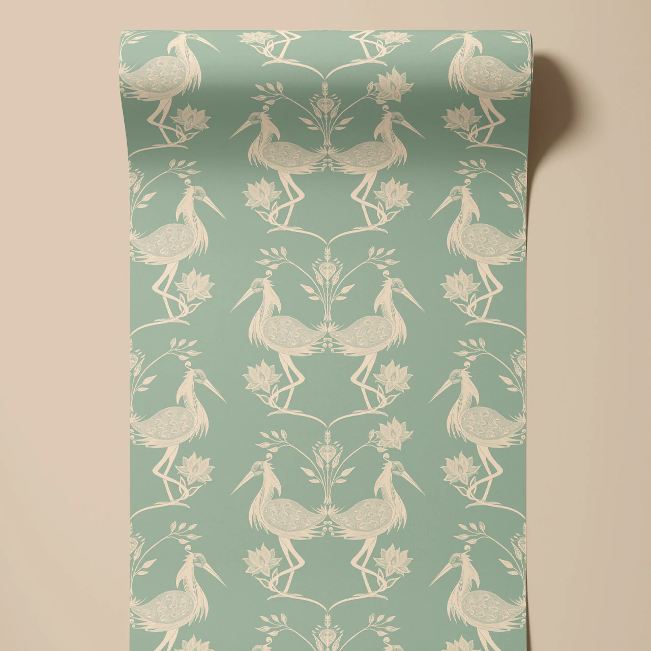Lotus Mint Wallpaper Sample - Image 2