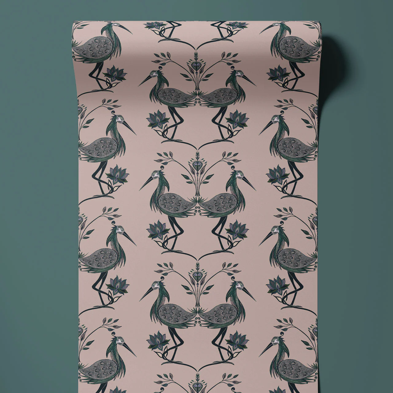 Lotus Salmon Wallpaper - Image 3
