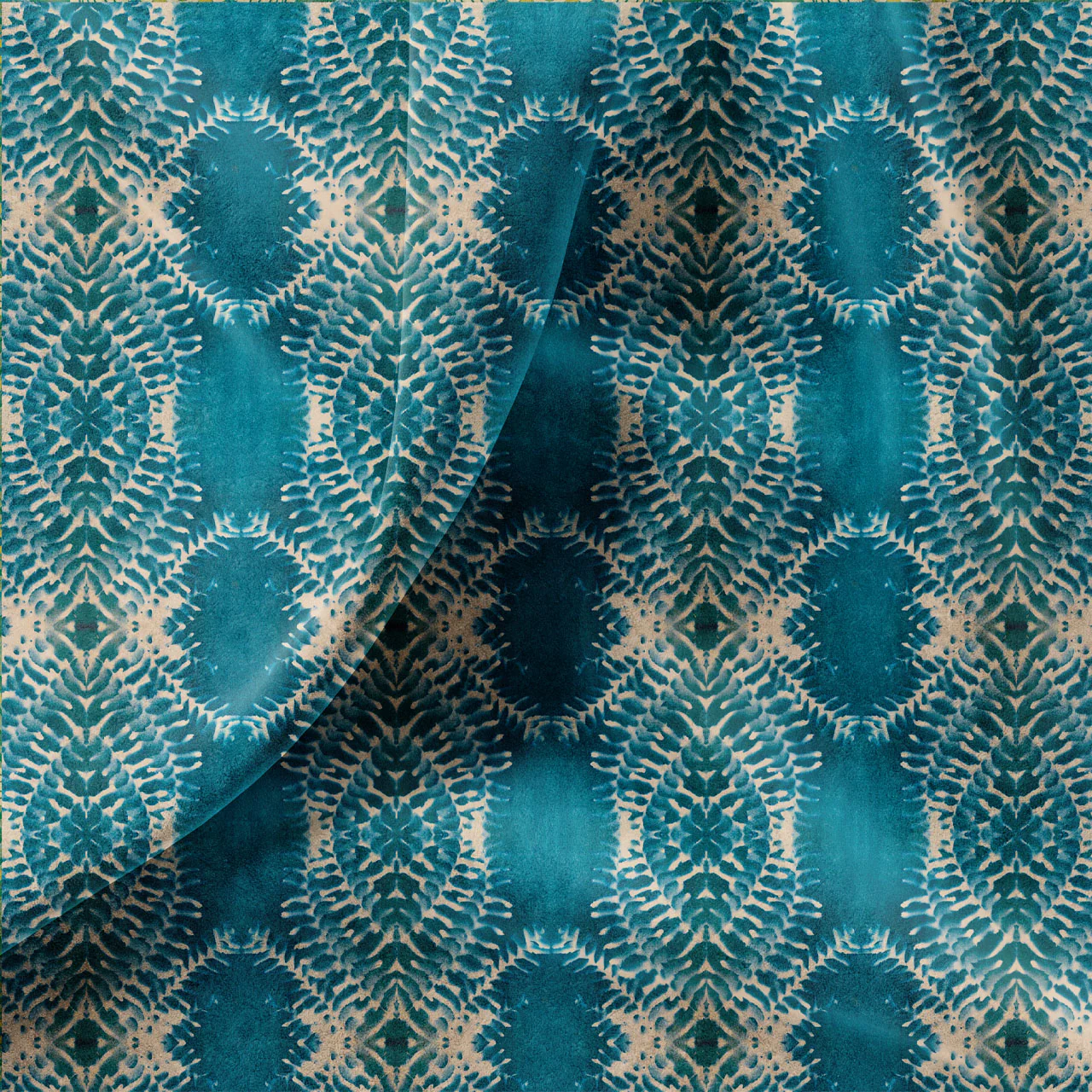 Lumière Lagoon Velvet Sample - Image 2