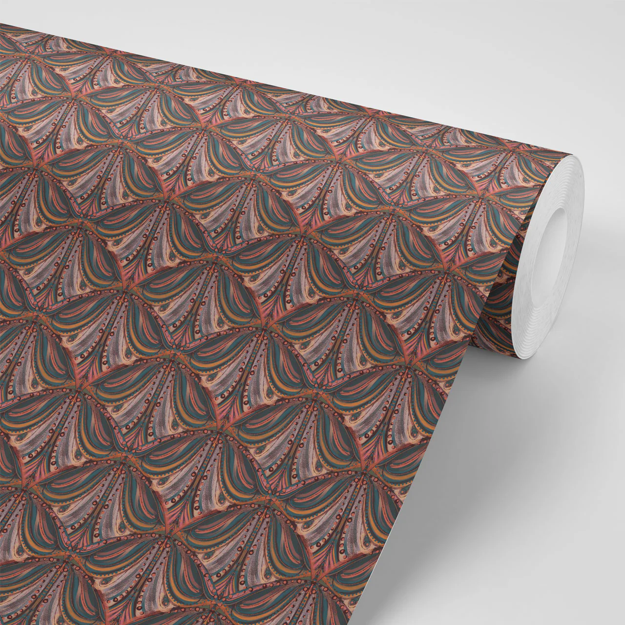 Mumbai Deco Cinnamon Wallpaper - Image 3