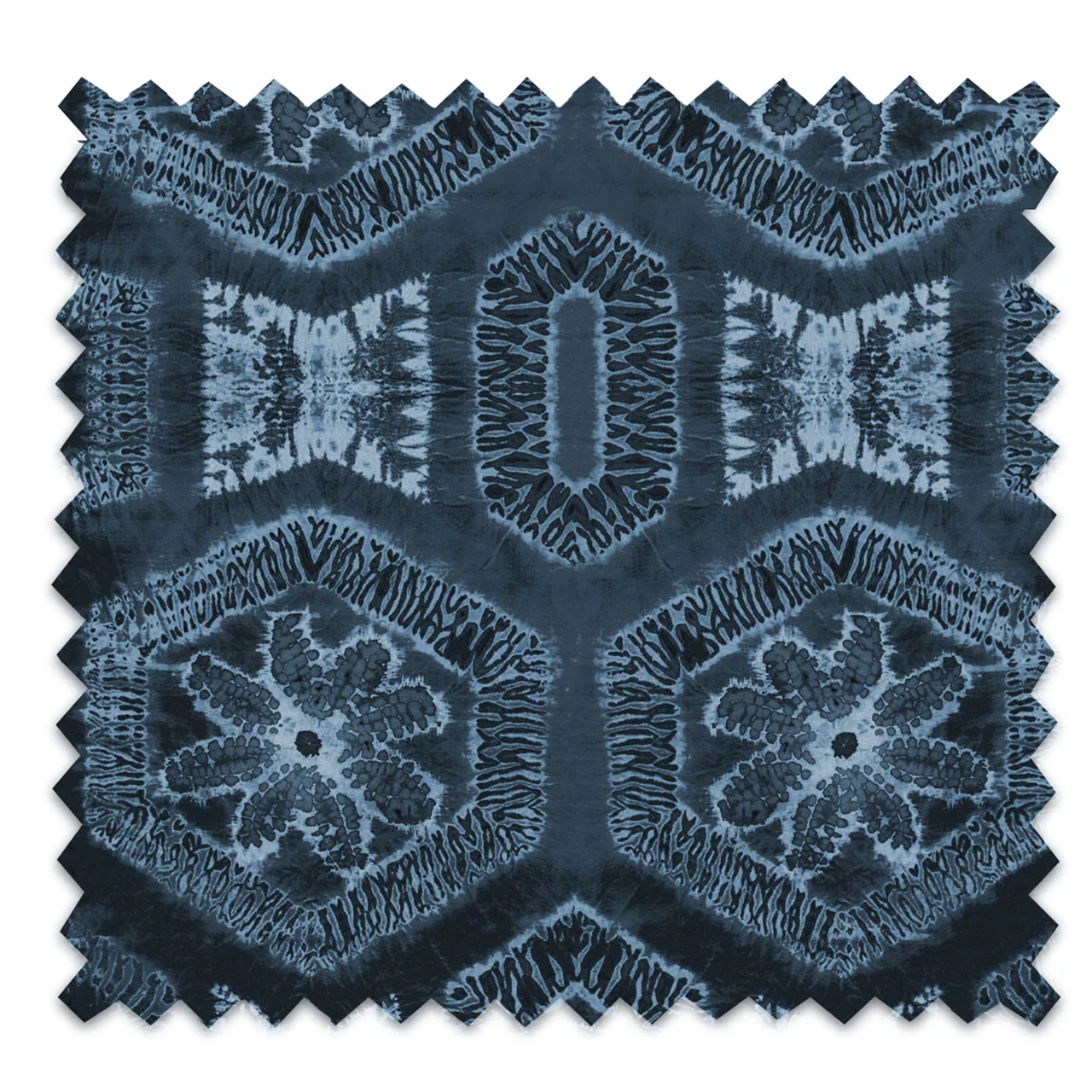 Nui Burst Denim Velvet Fabric Sample