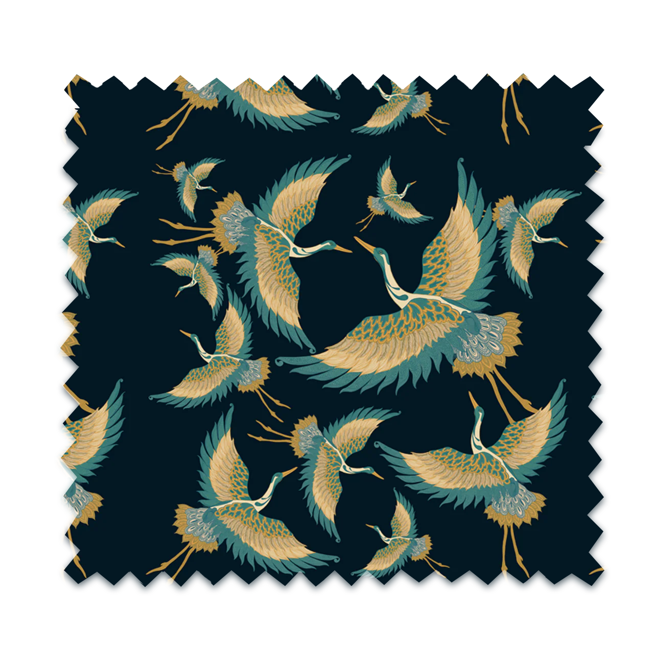 Pachamama Indigo Velvet Fabric Sample