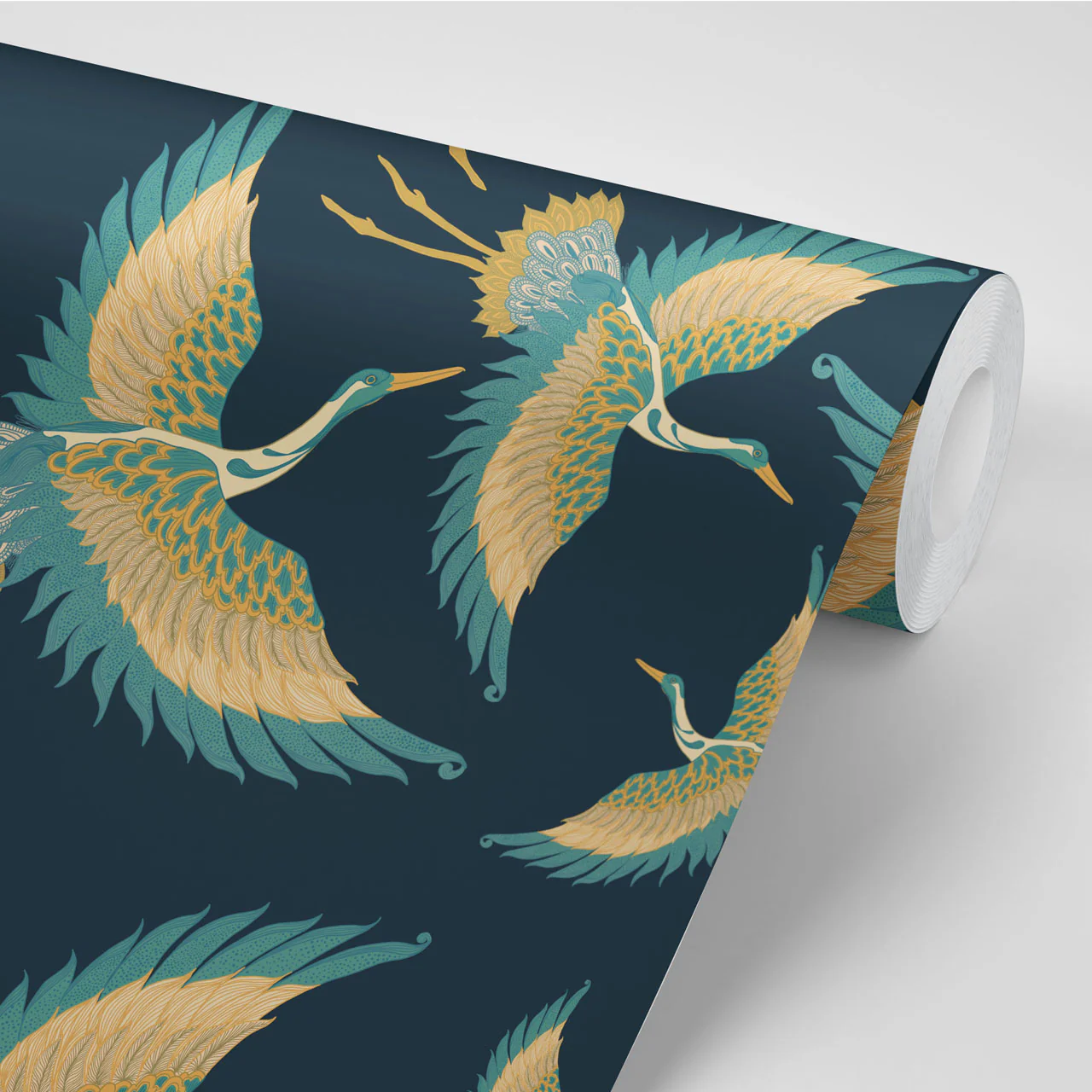 Pachamama Indigo Wallpaper Sample - Image 3