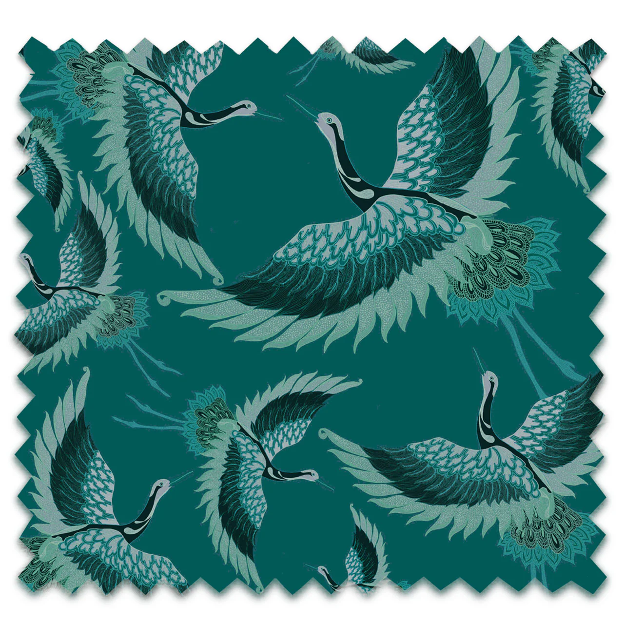 Pachamama Ocean Velvet Fabric - Image 2