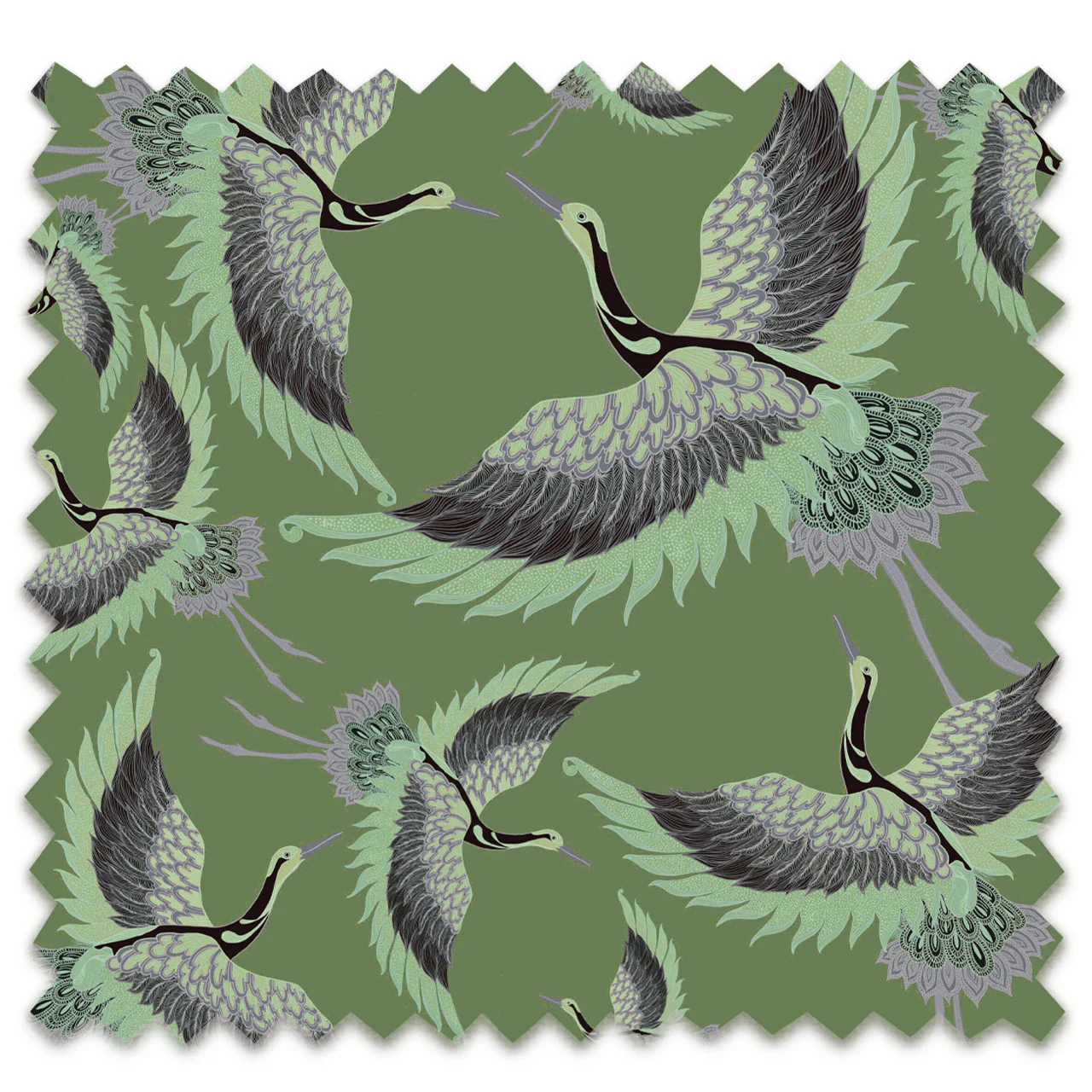 Pachamama Olive Velvet Fabric - Image 2
