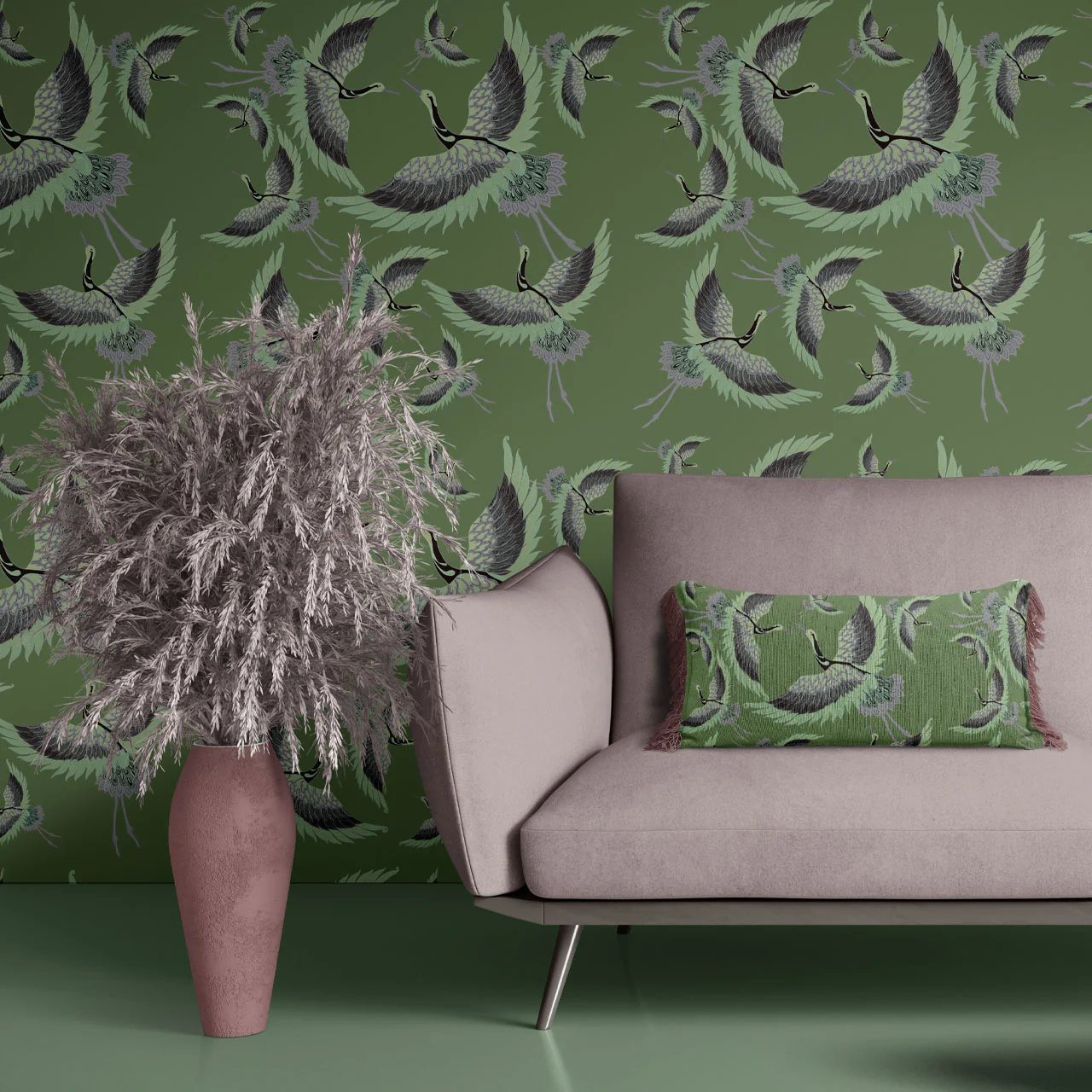 Pachamama Olive Wallpaper - Image 4