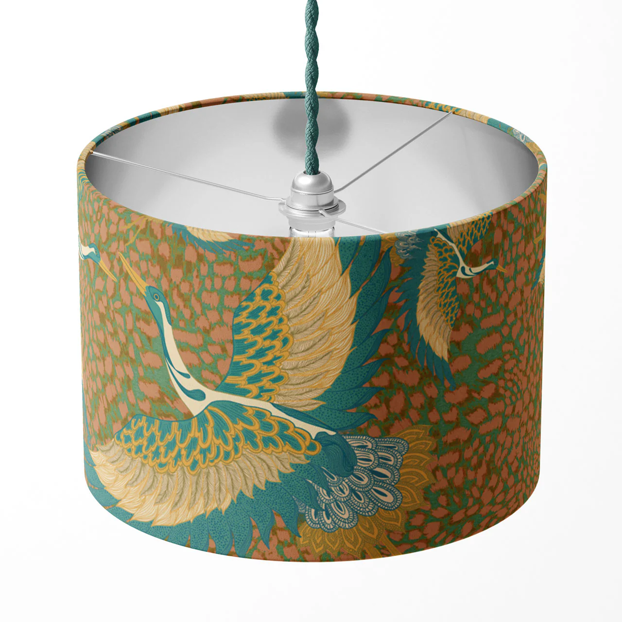 Pachamama Peach Drum Lampshade - Image 3