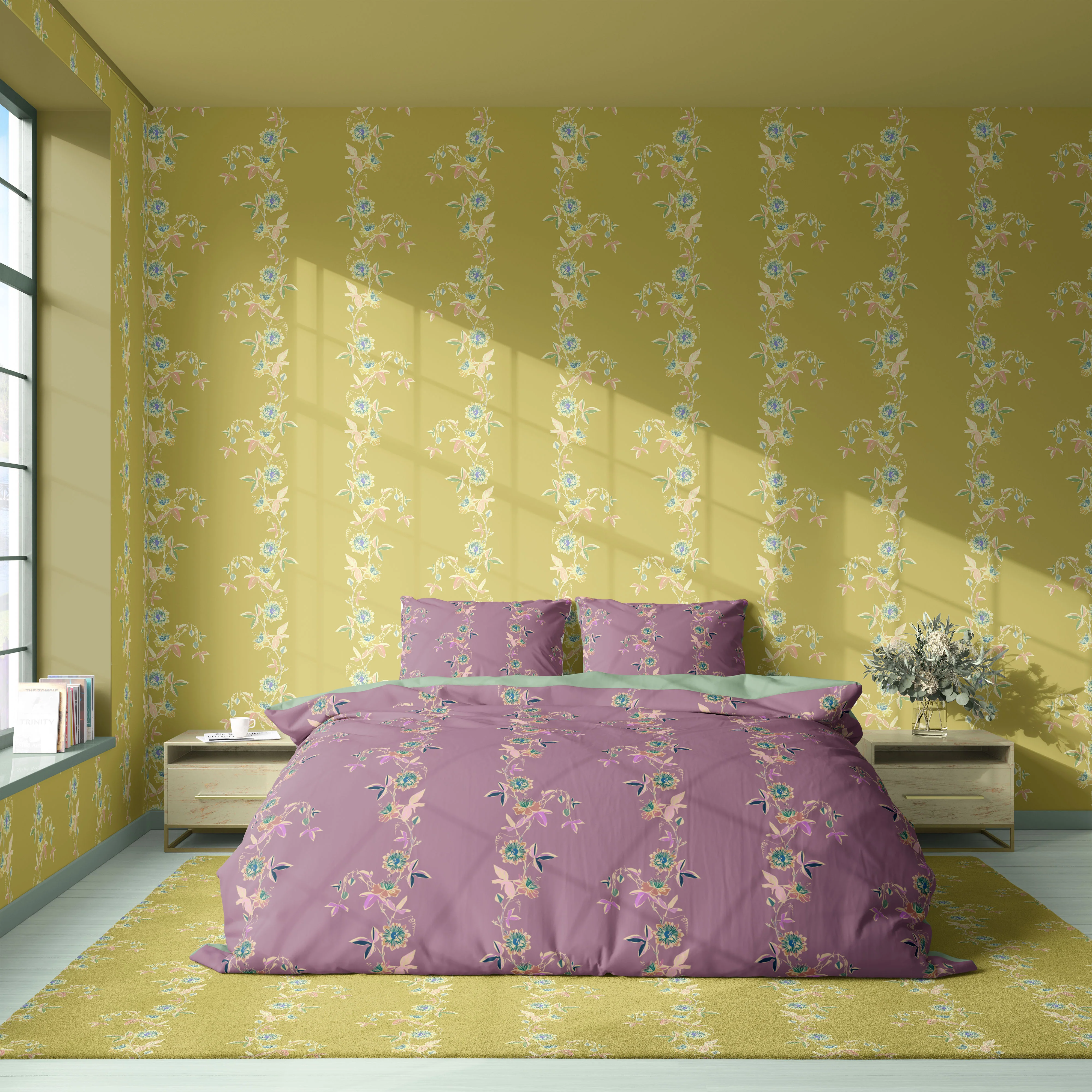 Passion Flower Corn Wallpaper - Image 2