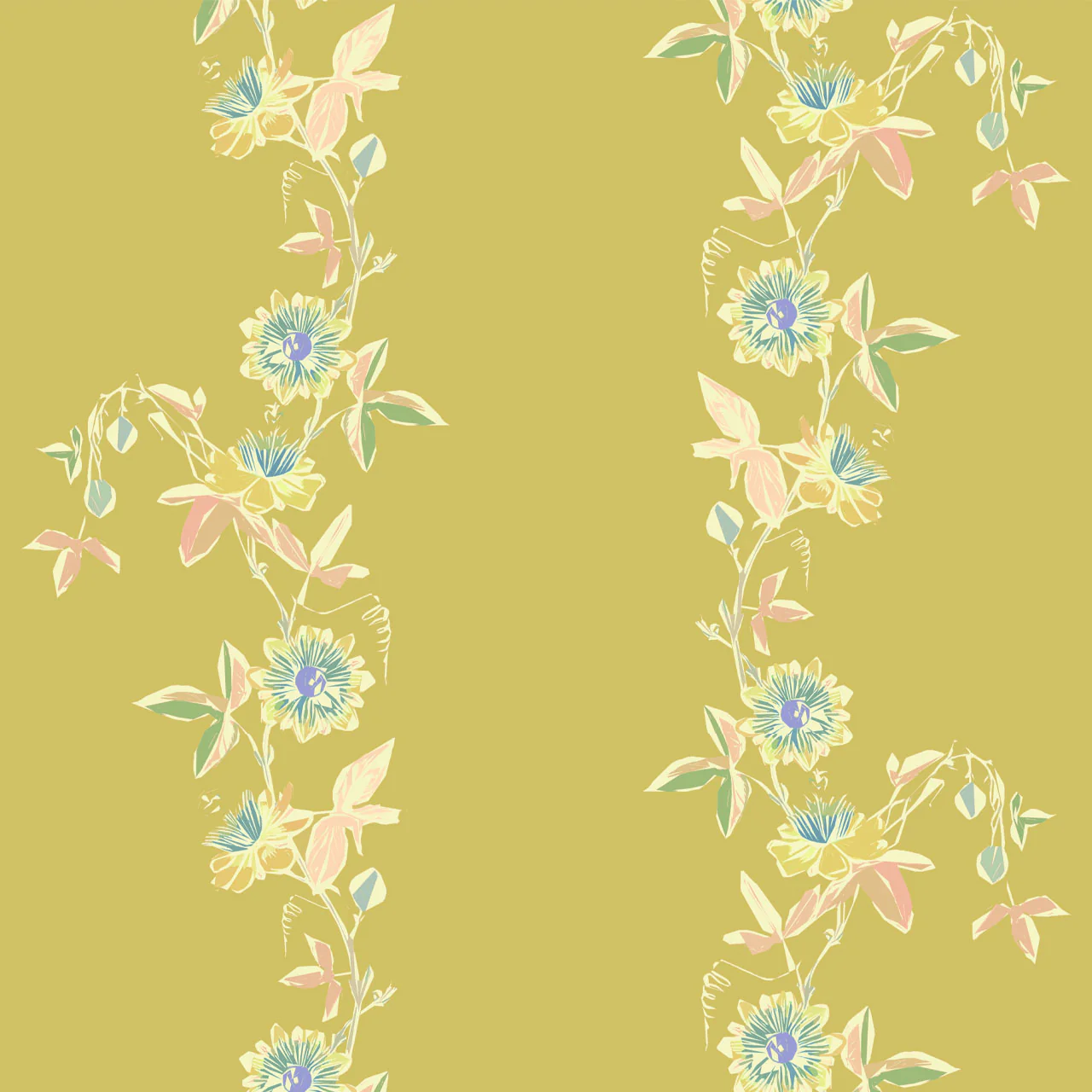 Passion Flower Corn Wallpaper Sample