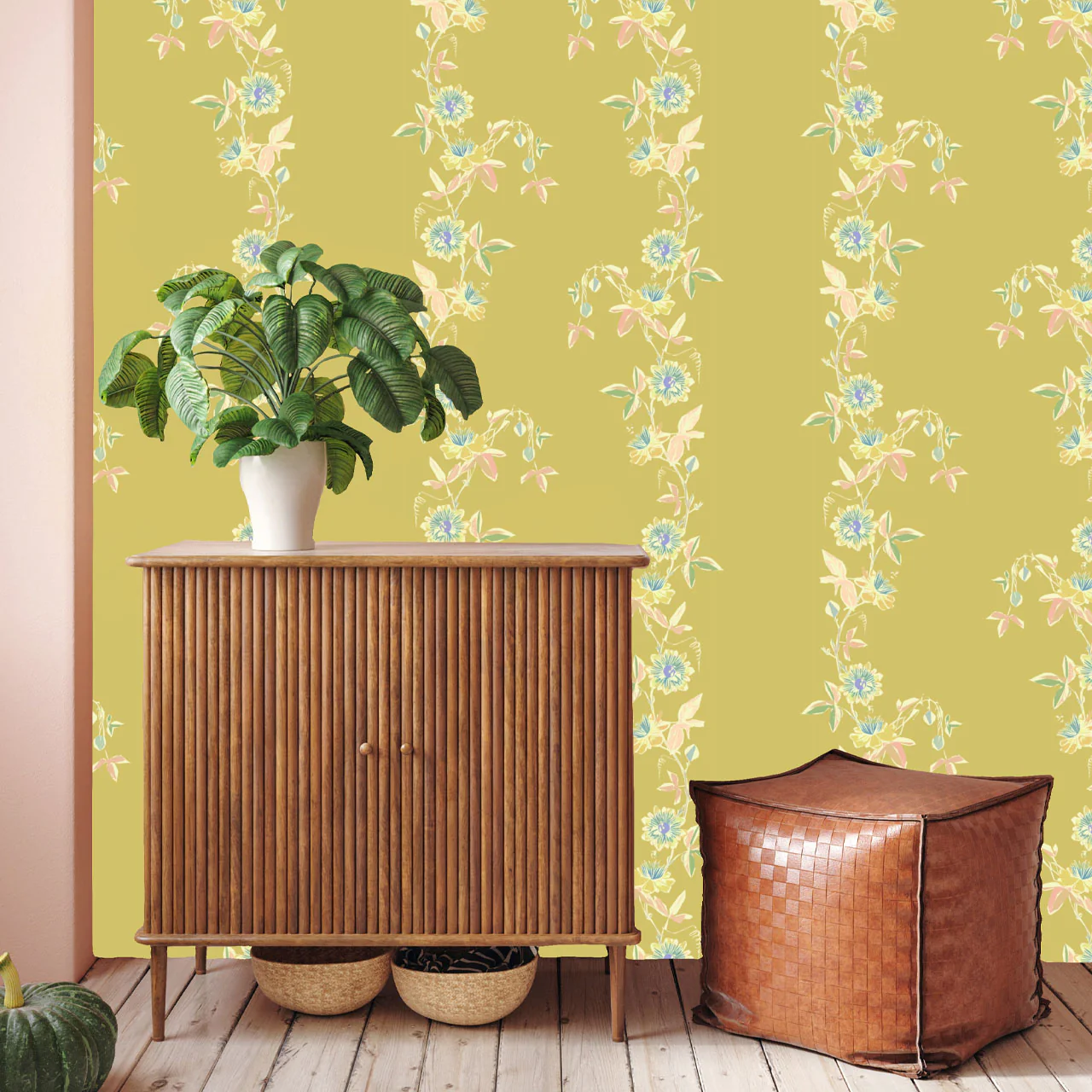 Passion Flower Corn Wallpaper Sample - Image 3