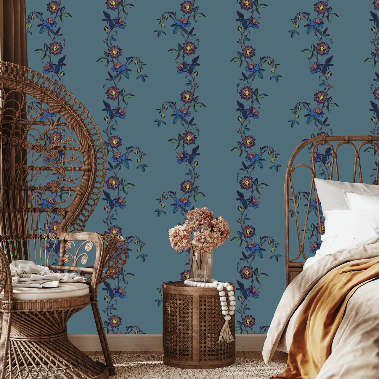 Passion Flower Steel Wallpaper - Image 4