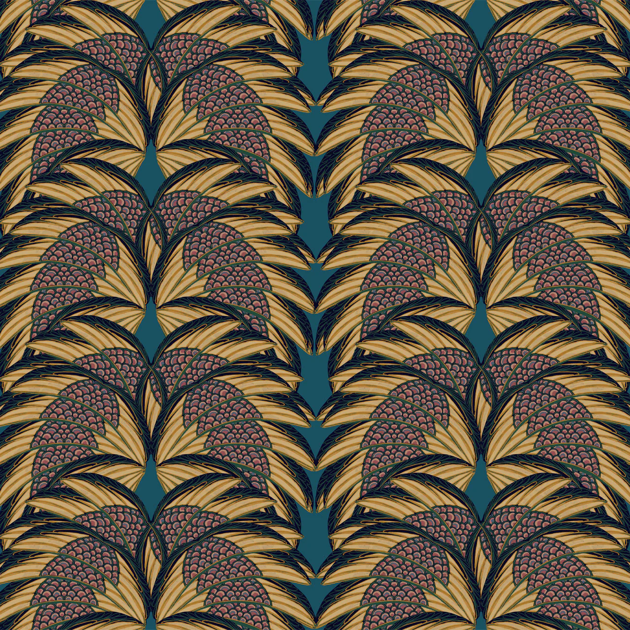 Plume Indigo Drum Lampshade - Image 5