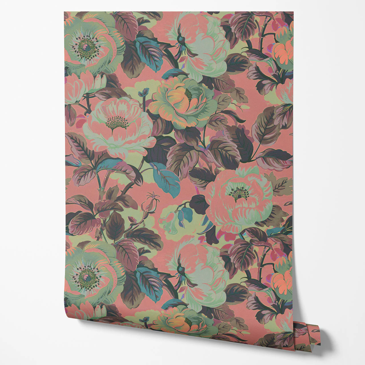 Rococo Roses Posy Wallpaper - Image 5