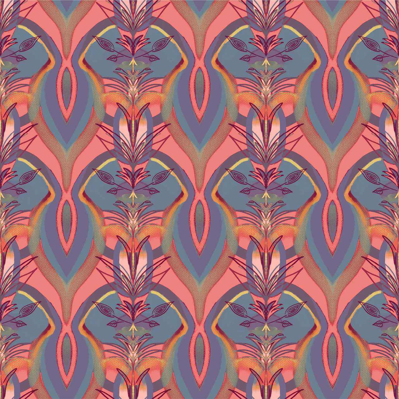 Soltar Dusky Pink Wallpaper Sample
