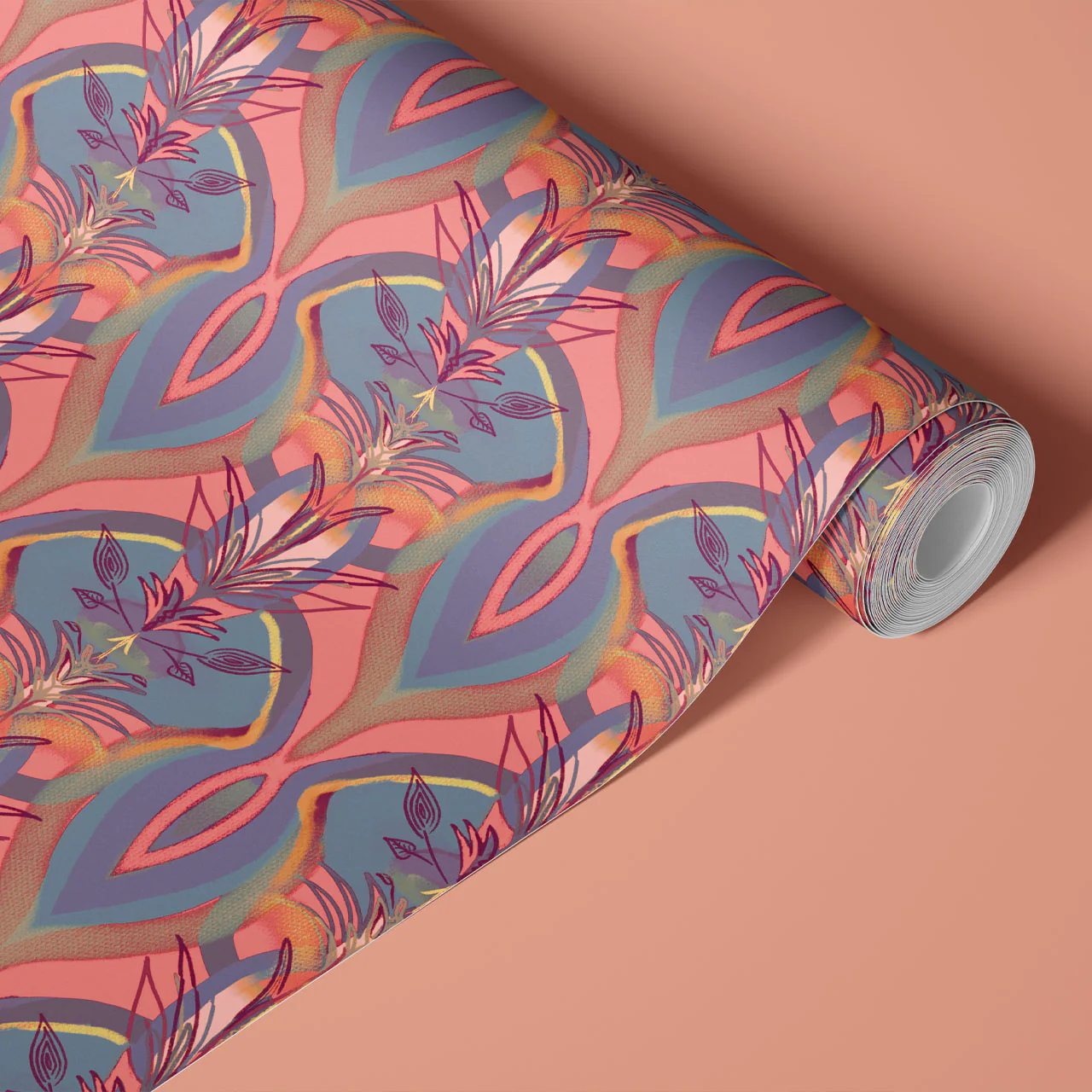 Soltar Dusky Pink Wallpaper Sample - Image 5