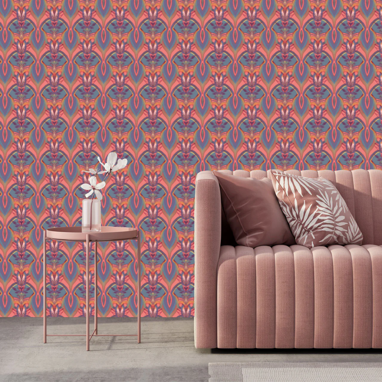Soltar Dusky Pink Wallpaper Sample - Image 7